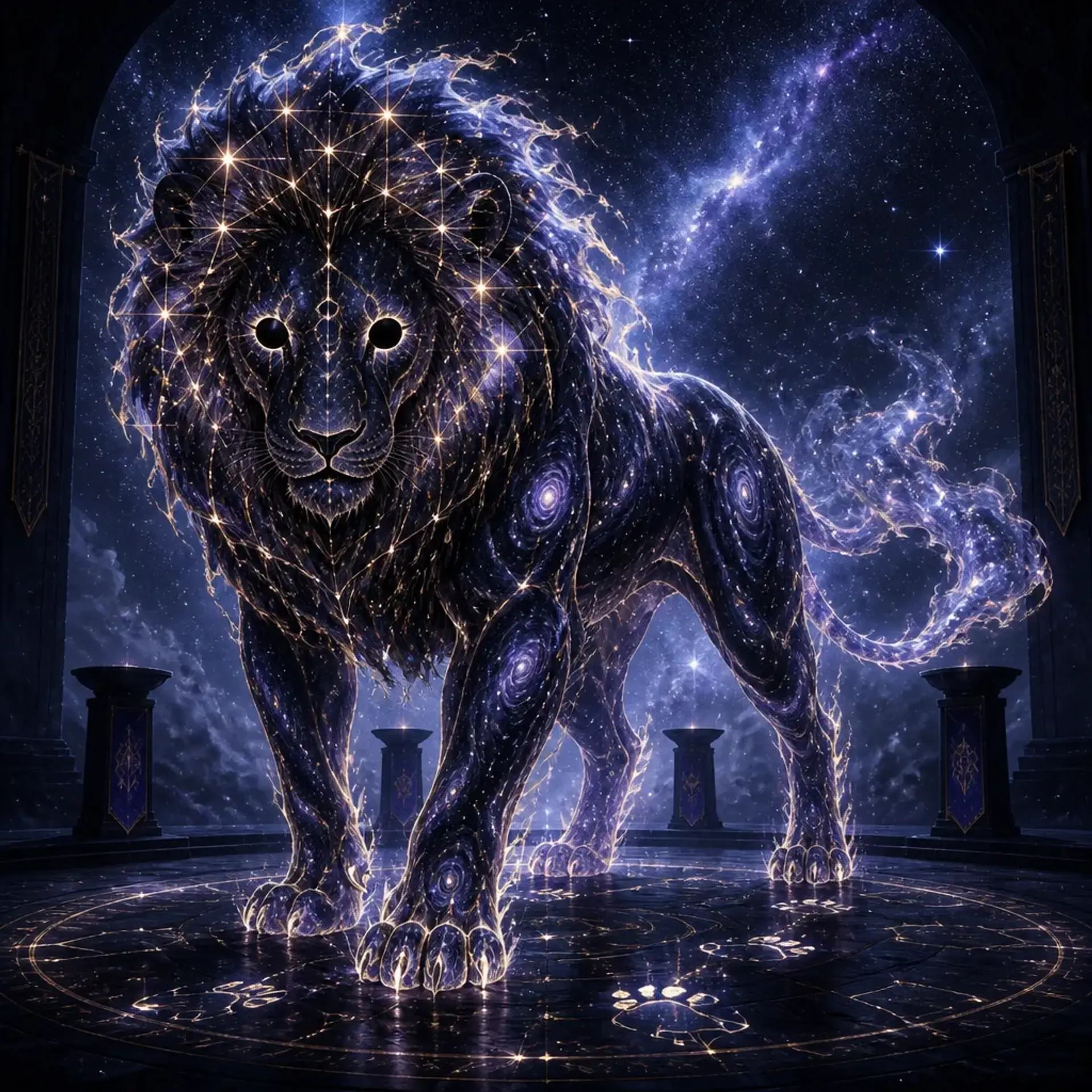 Keeper Between Stars - AI-generated fantasy Monster