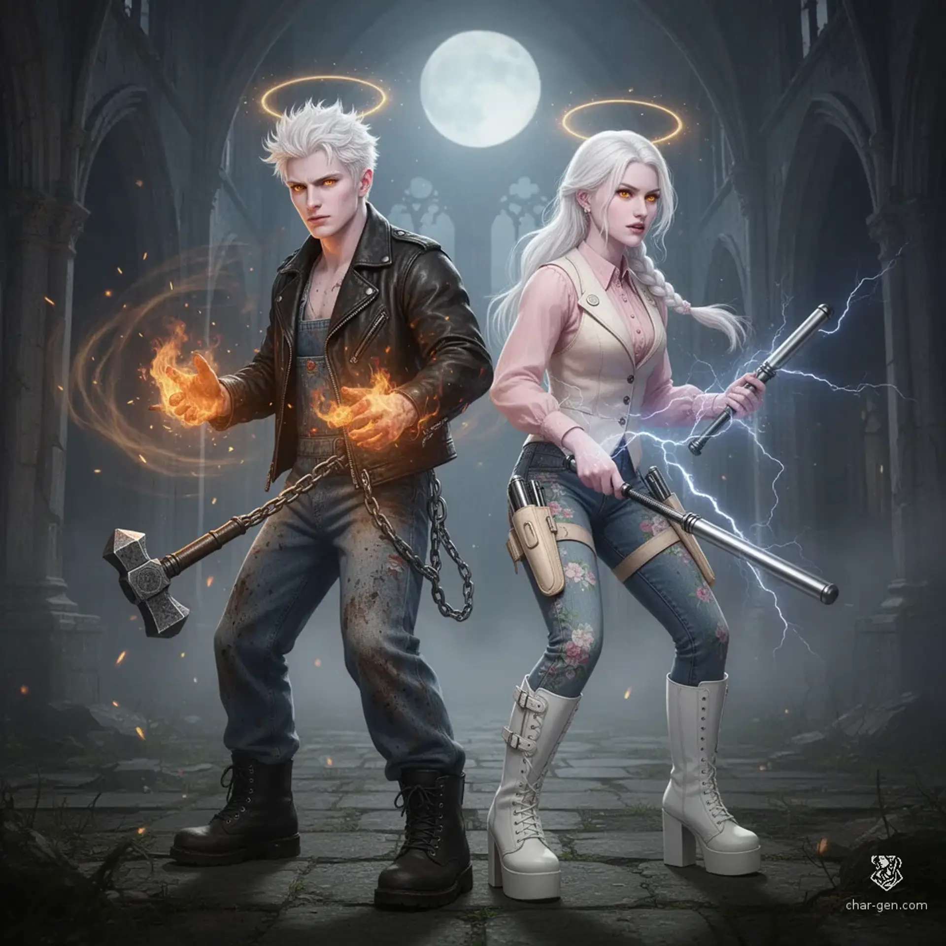 Peter 'Phoenix' De Winter - AI-generated fantasy NPC