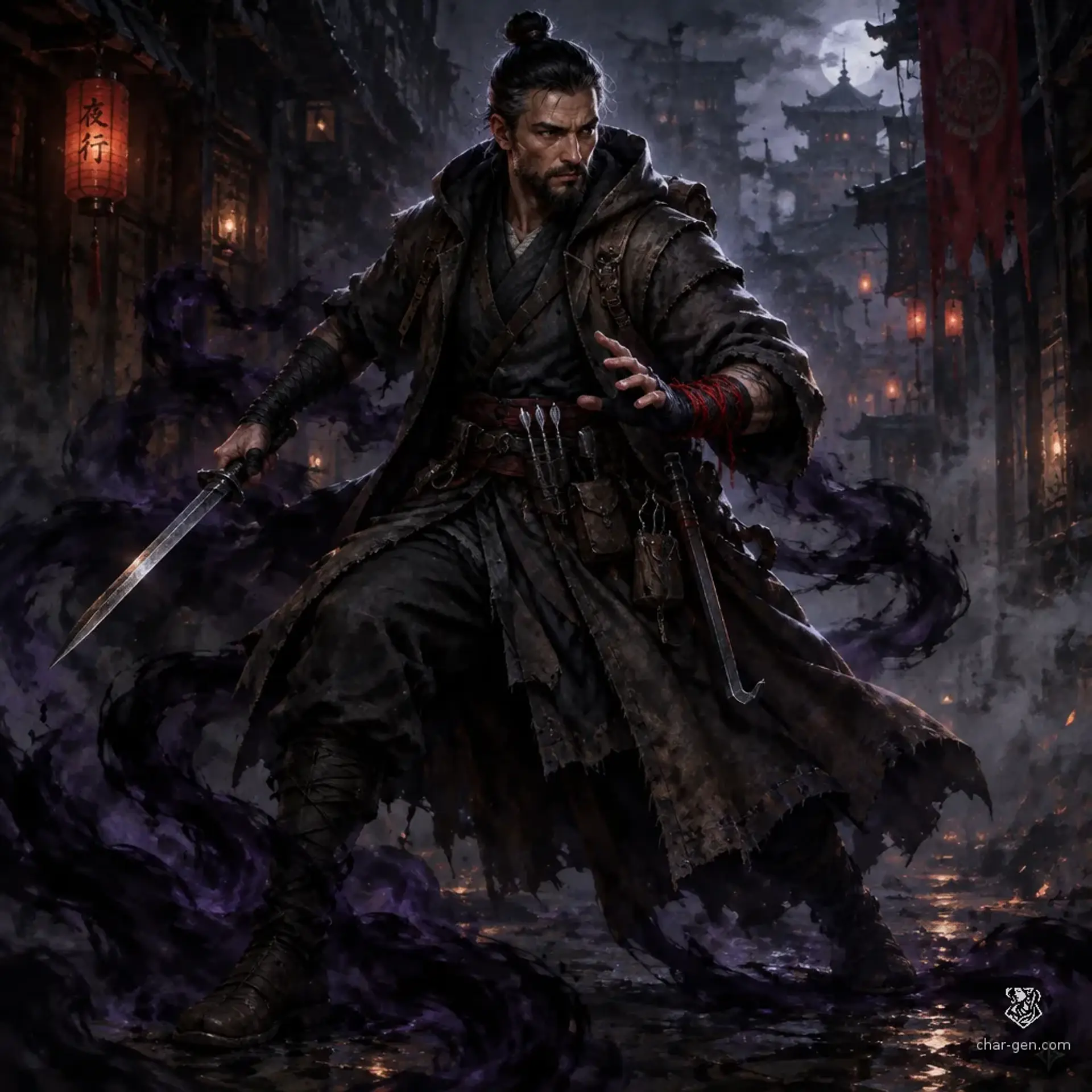Guy Fawkes - AI-generated fantasy Character