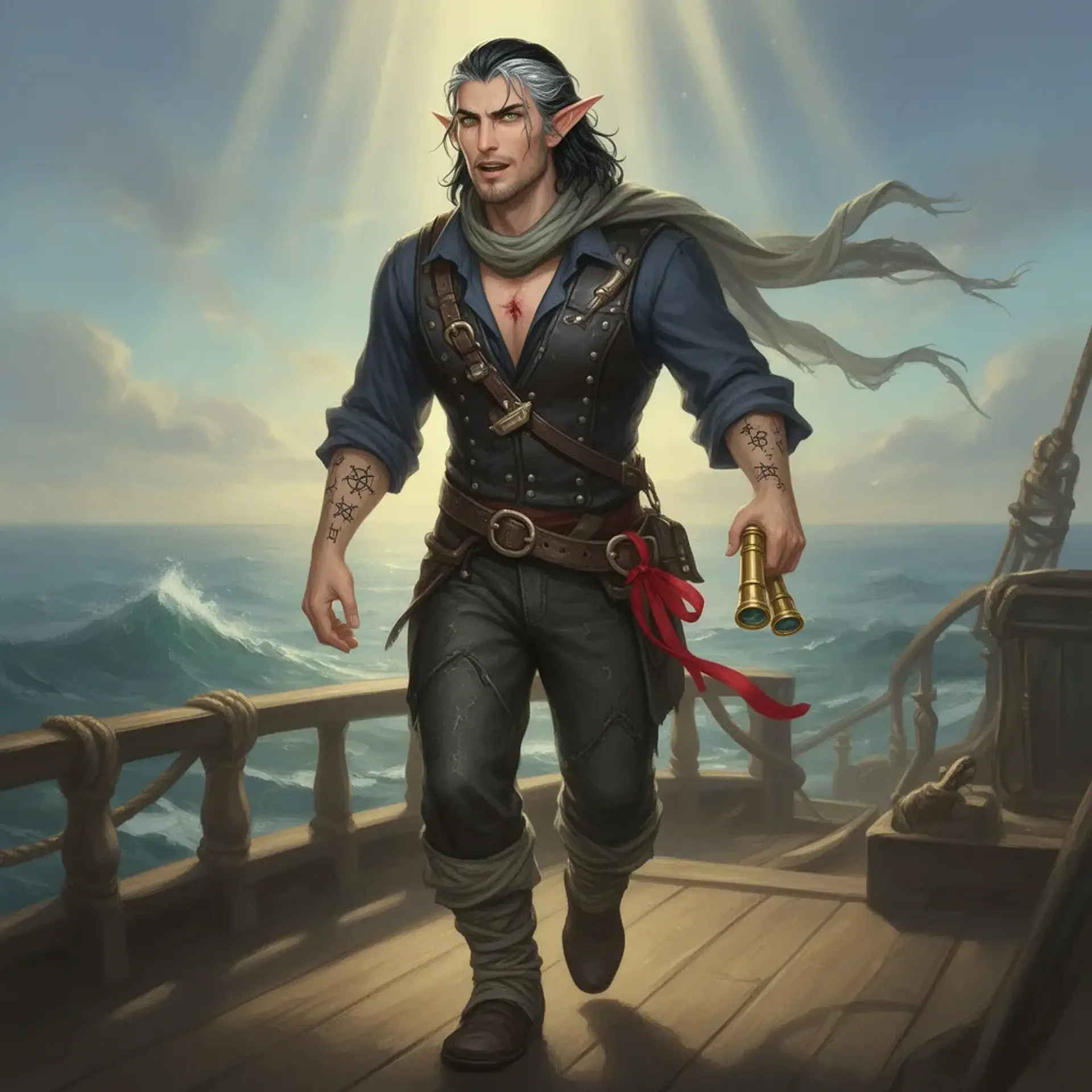 Breven Thalor - AI-generated fantasy NPC