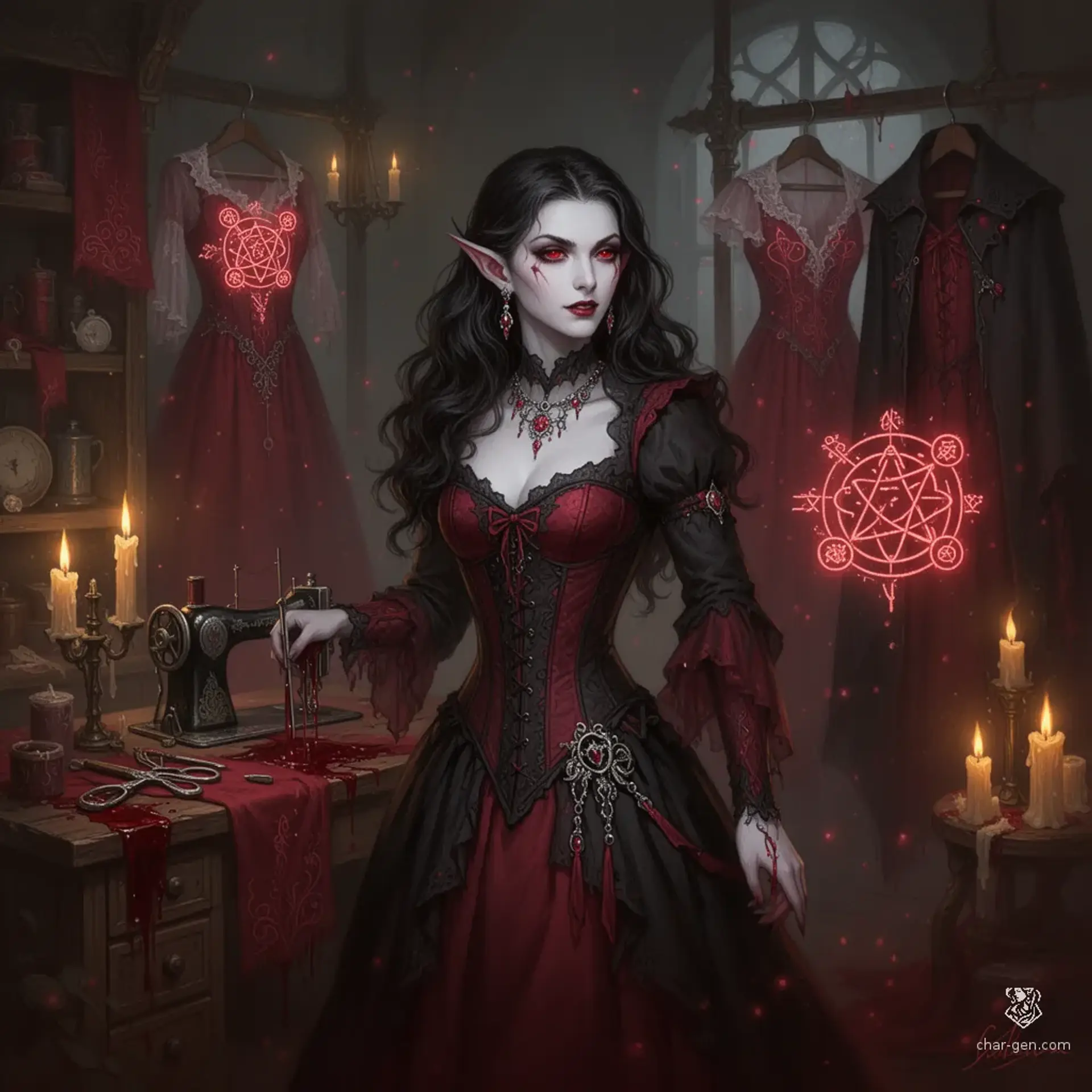 Elena Vaduva - AI-generated fantasy NPC