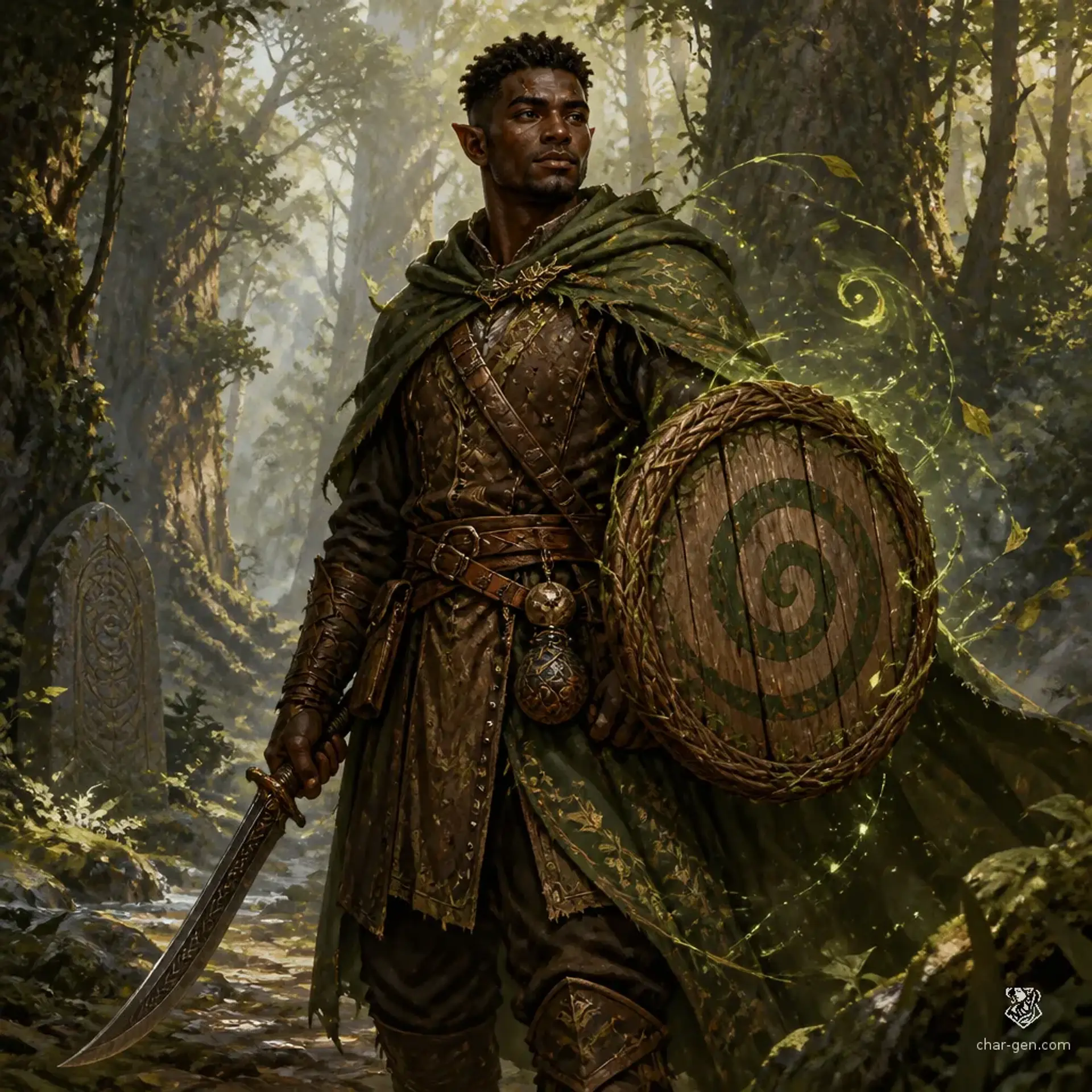 Tavo Quis - AI-generated fantasy Character
