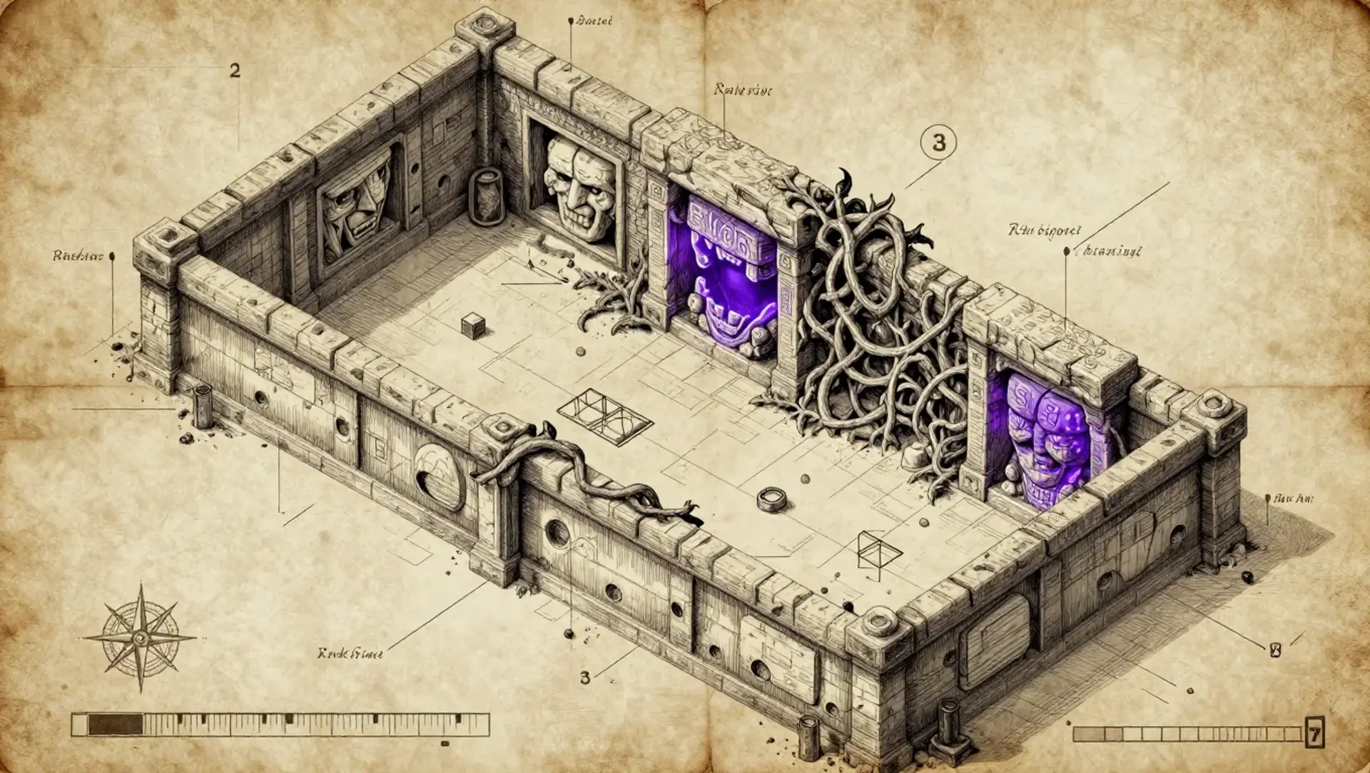 The Tithe of the Three Whispers - AI-generated fantasy Puzzle