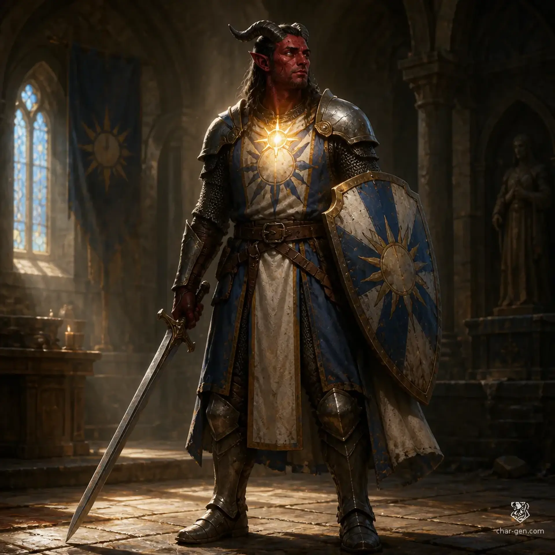Percival - AI-generated fantasy Character