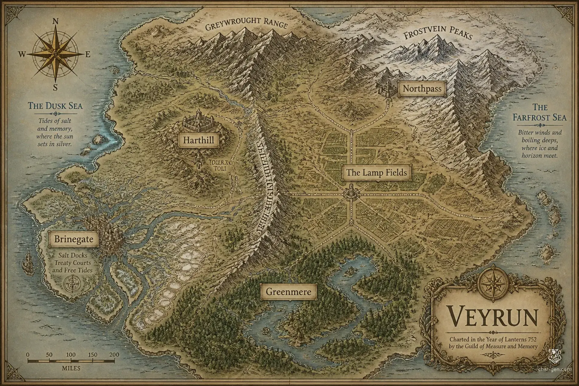 Veyrun - AI-generated fantasy World