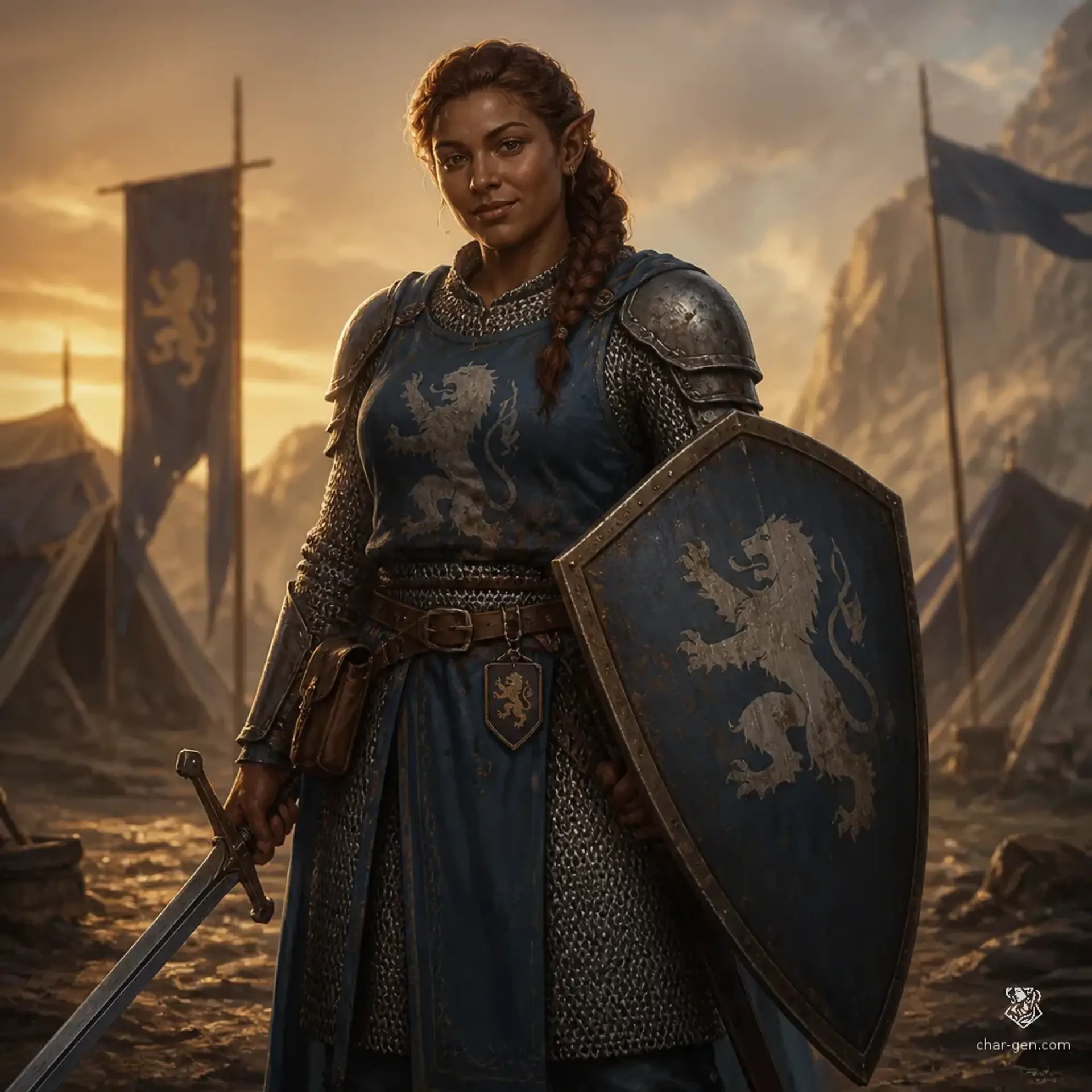 Liassa - AI-generated fantasy Character