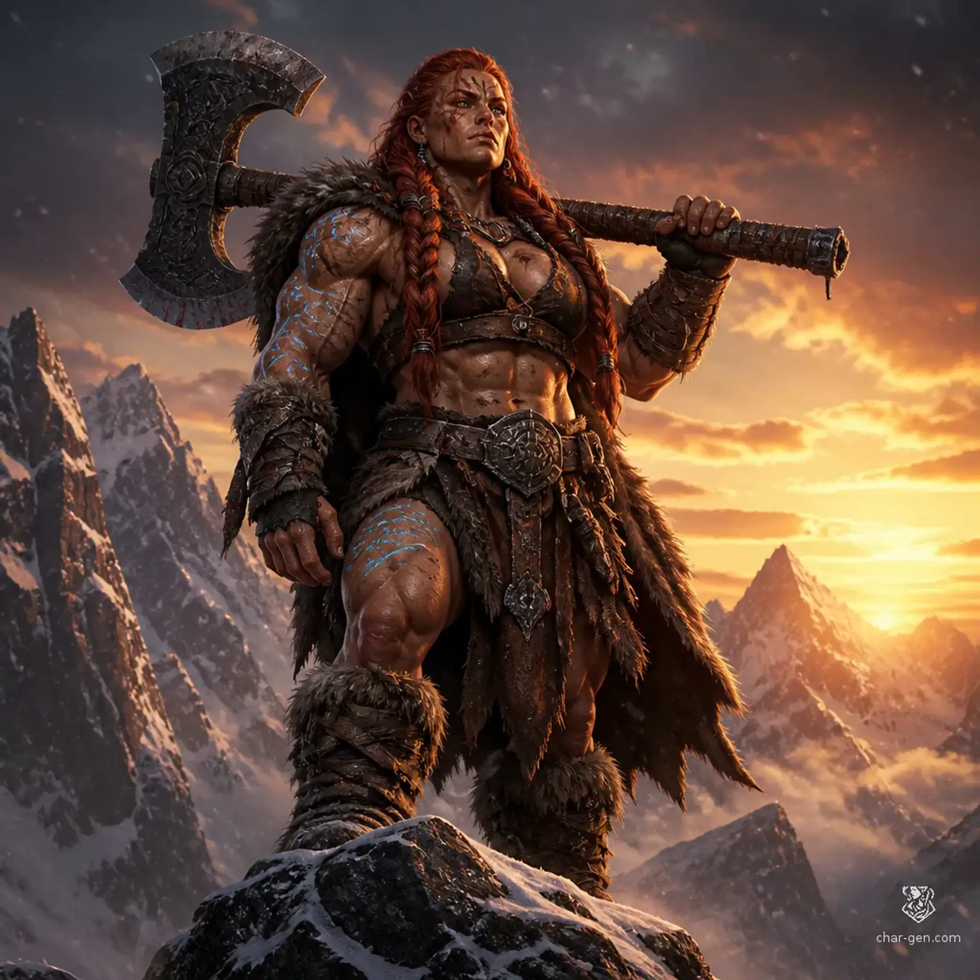Torgga Ironfist - AI-generated fantasy Character