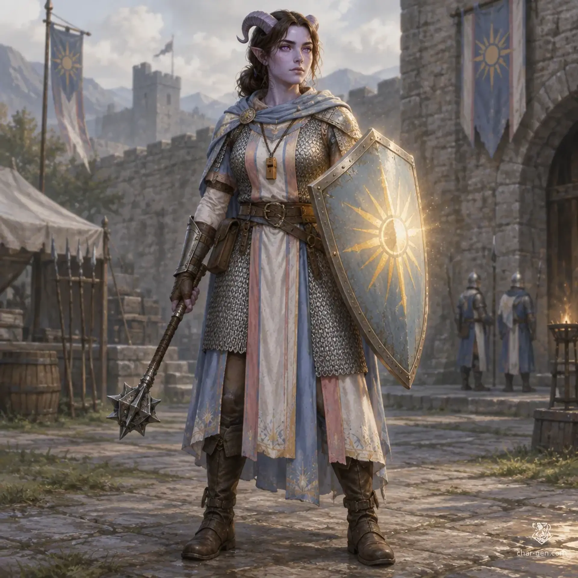 Dhesa Sothi - AI-generated fantasy Character