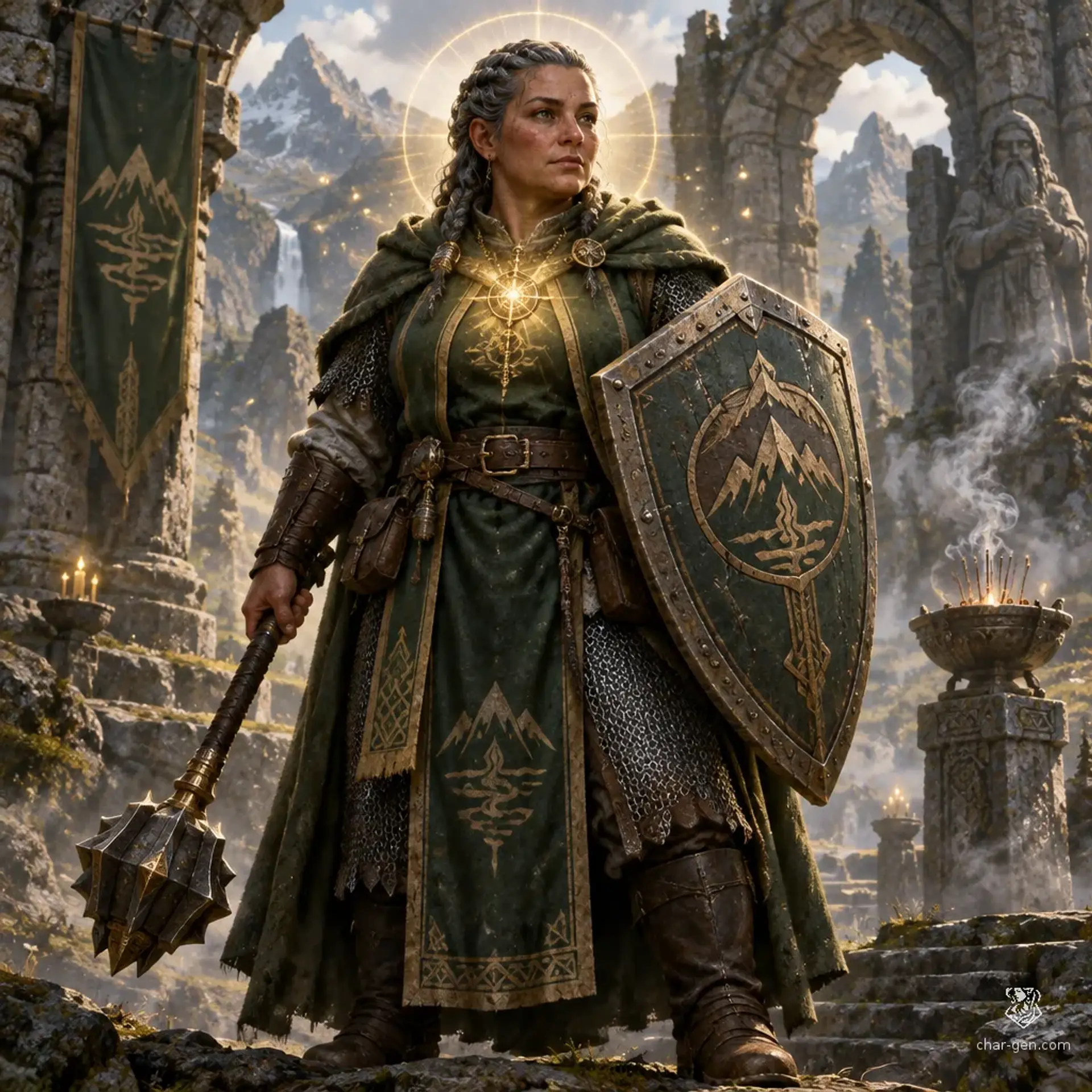 Brynna Keldrun - AI-generated fantasy Character