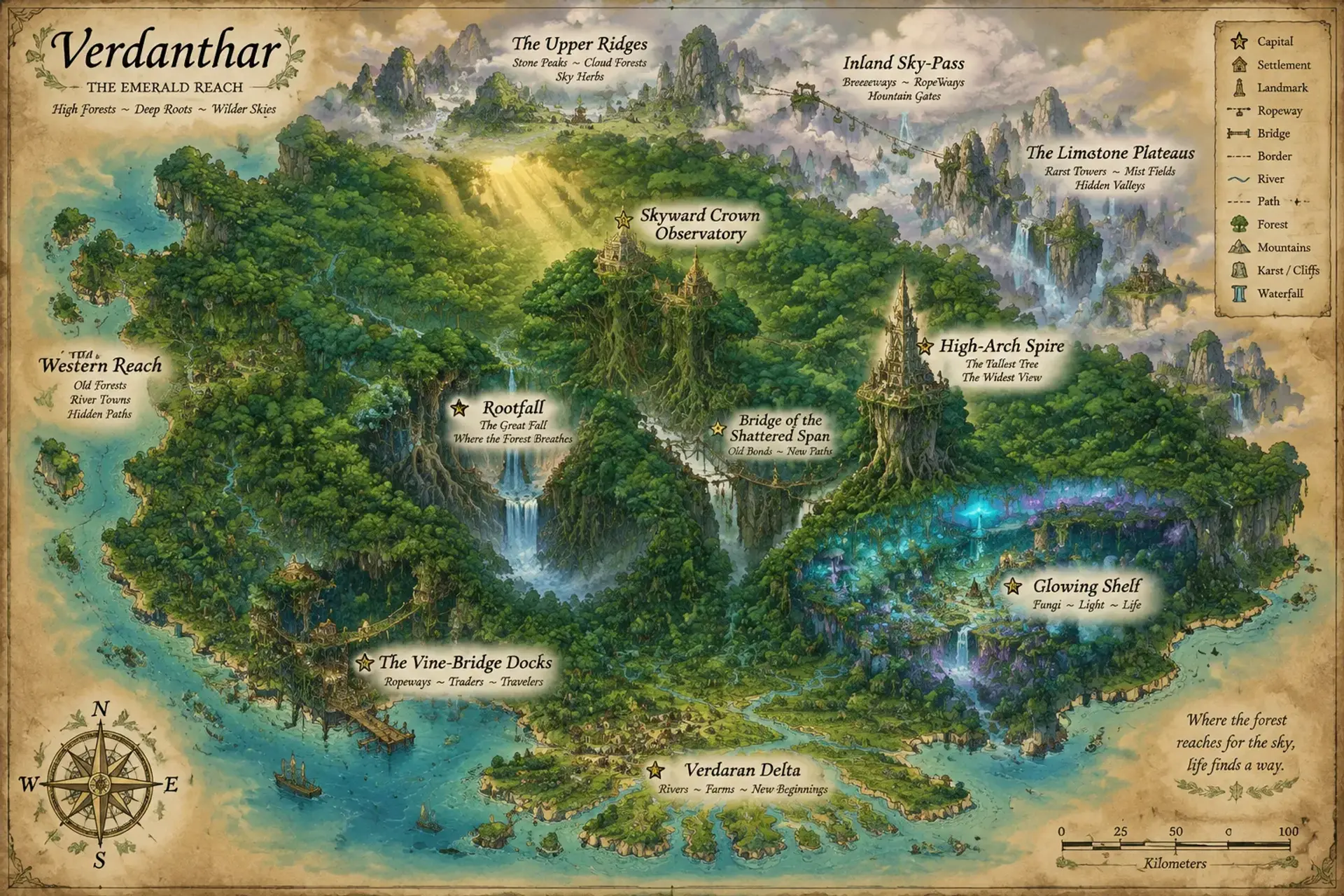 The Sunlit Reach
