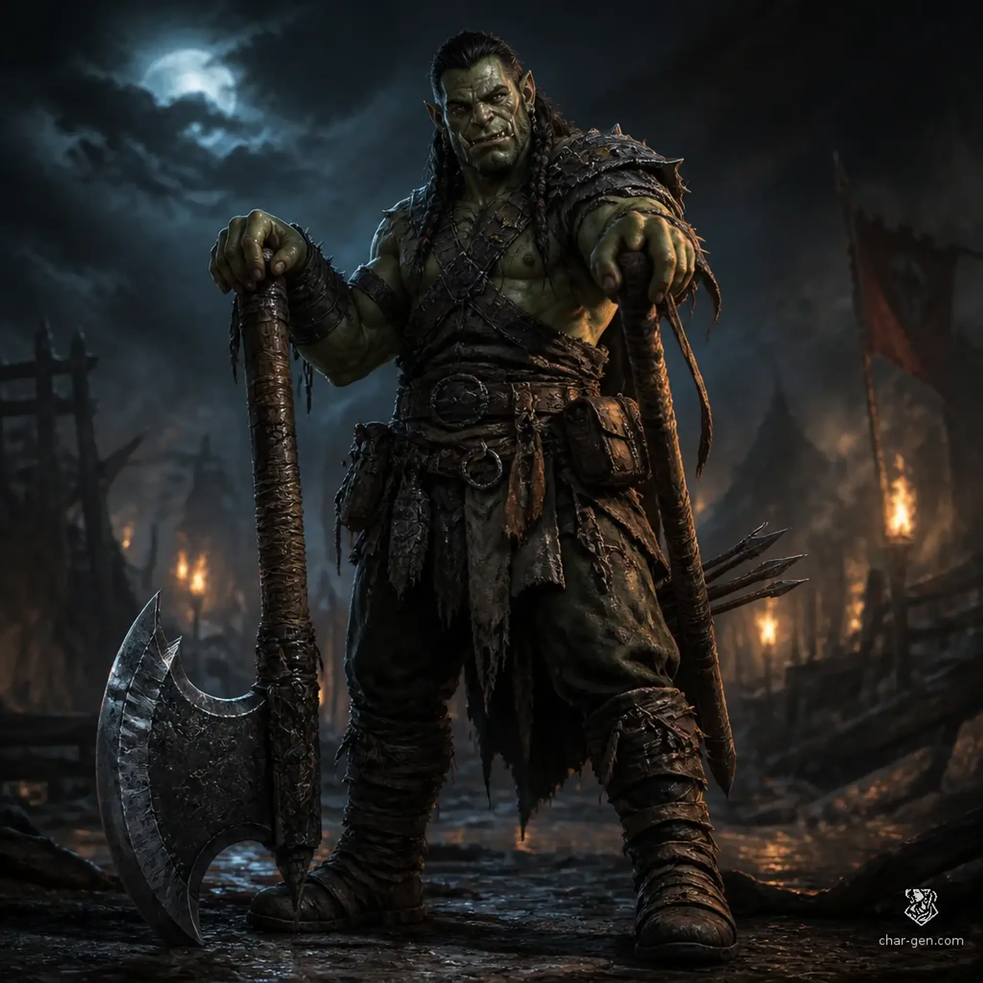 Ug'tok - AI-generated fantasy Character