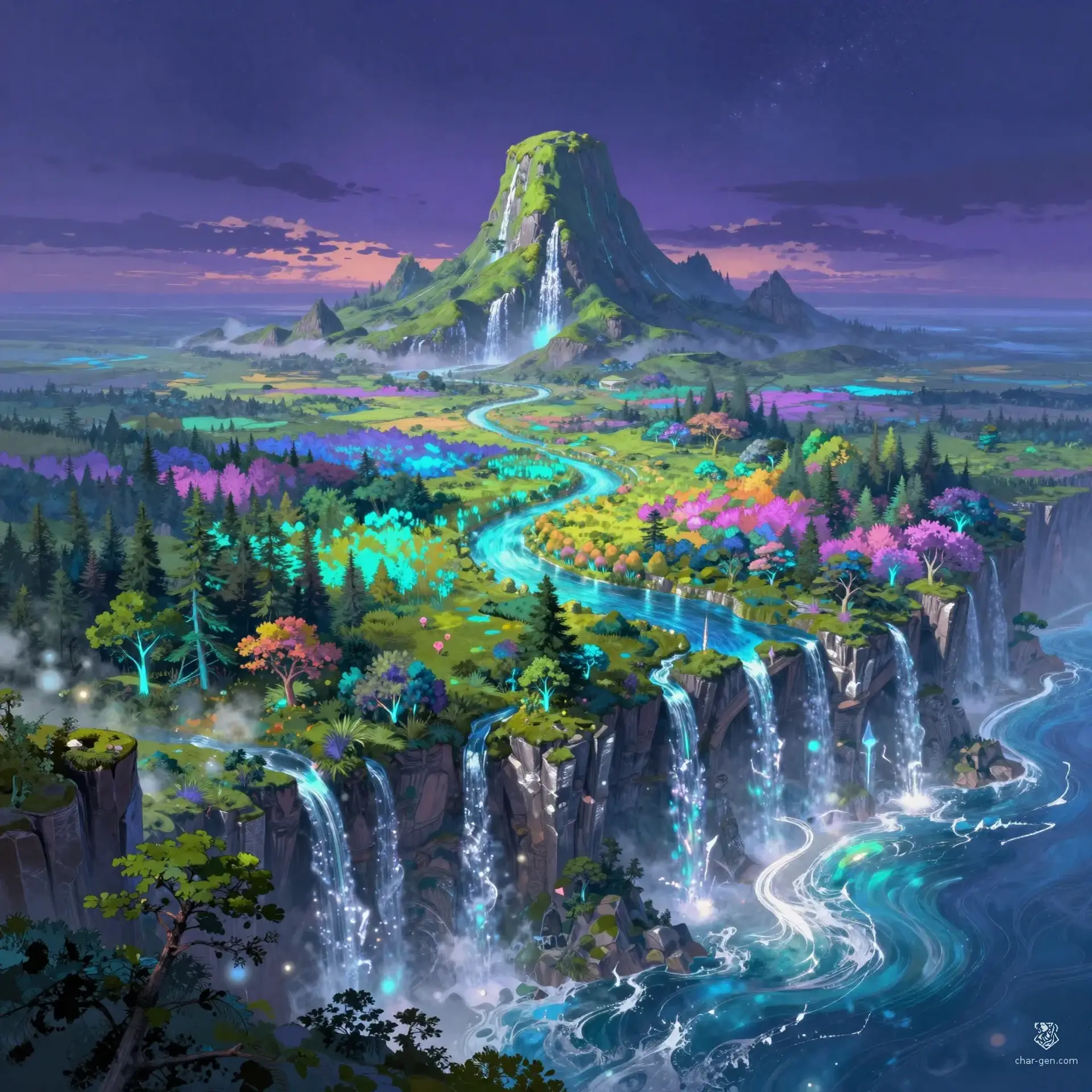 Aethelis - AI-generated fantasy Region