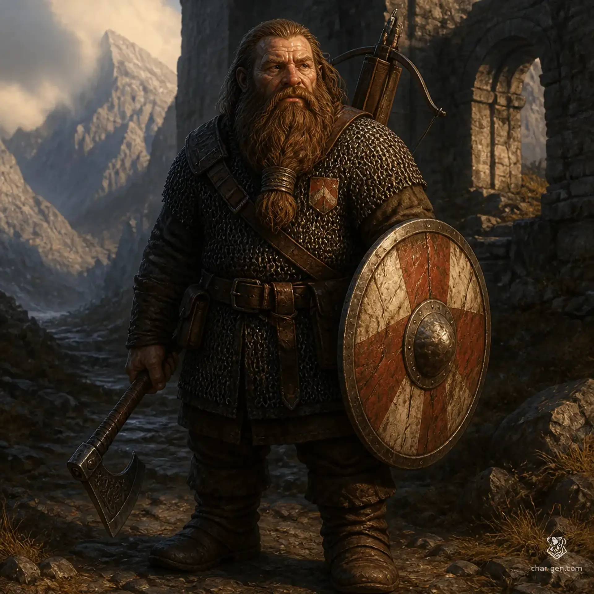 Brannoc Eirson - AI-generated fantasy Character