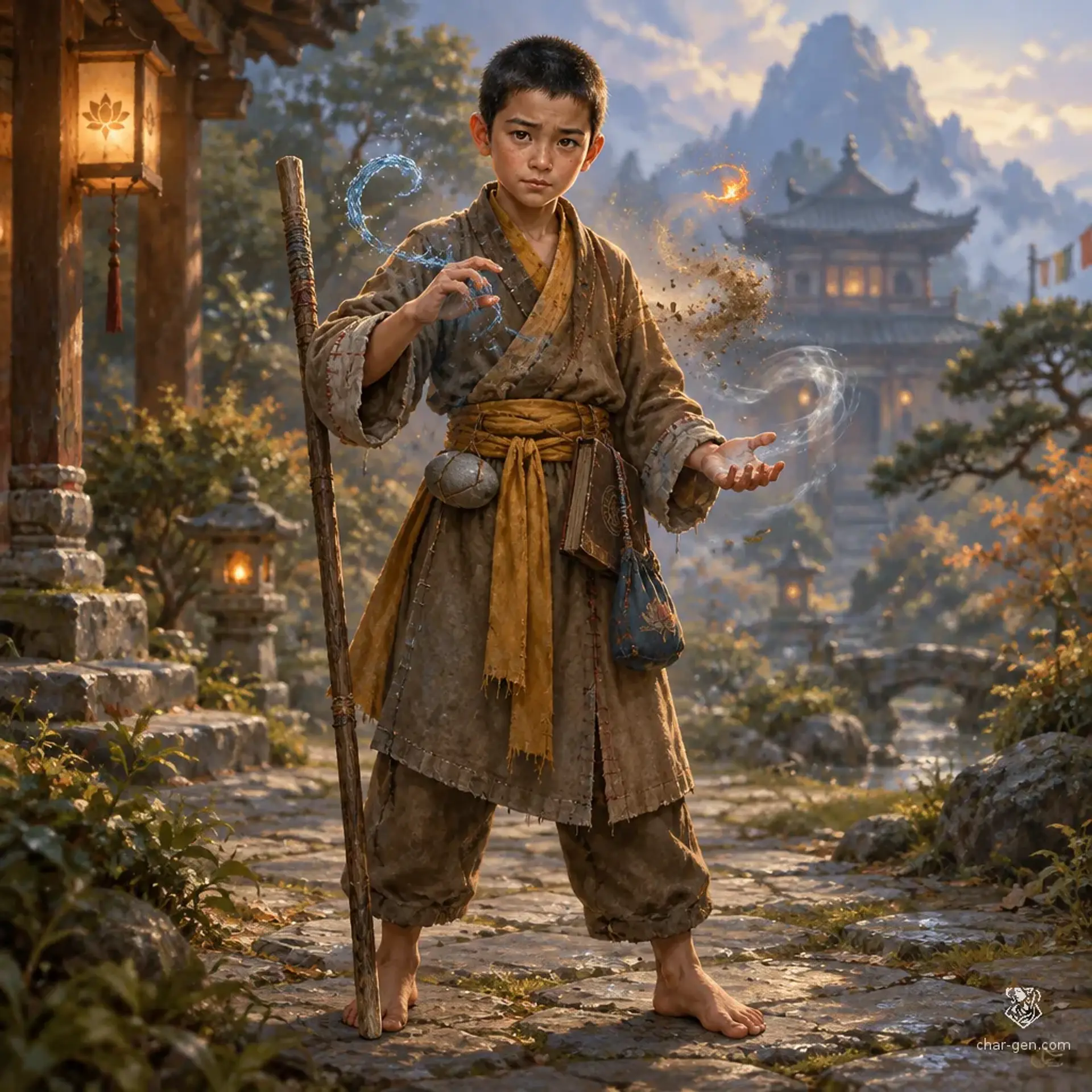 Johnny - AI-generated fantasy Character