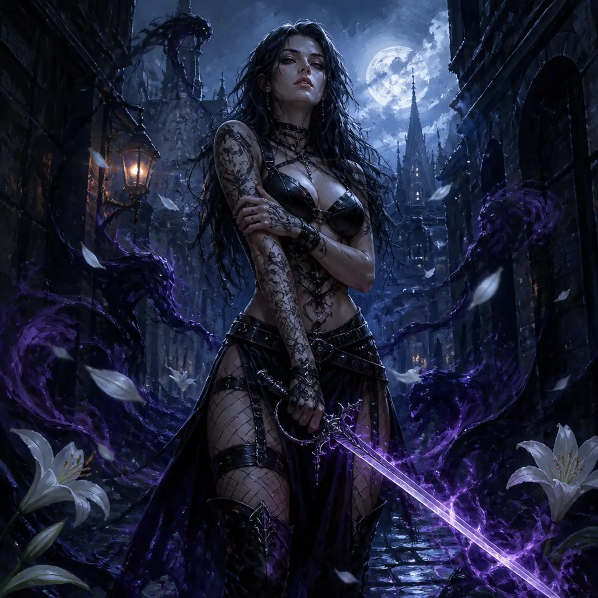Lyssa Vane - AI-generated fantasy Character