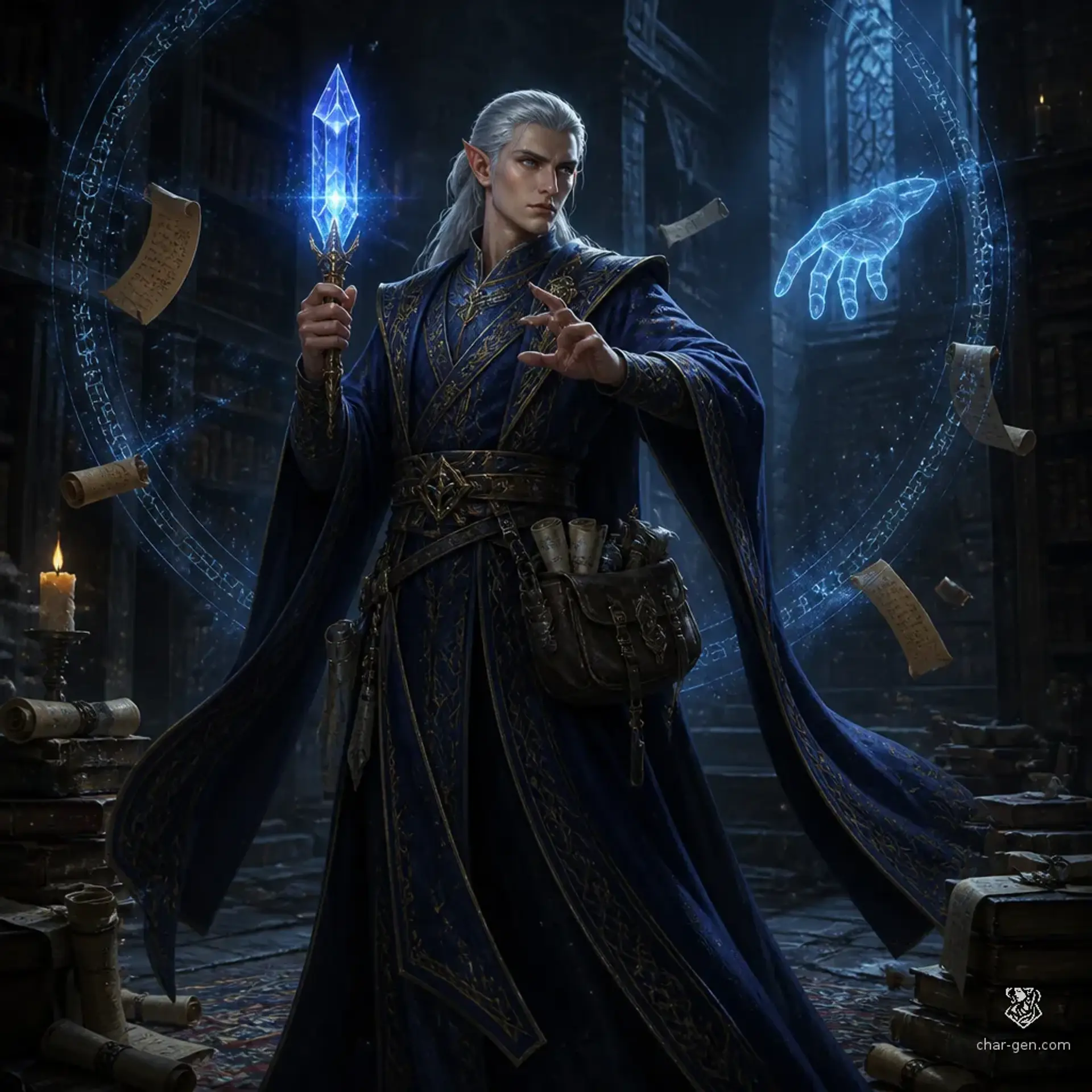 Bladen - AI-generated fantasy Character