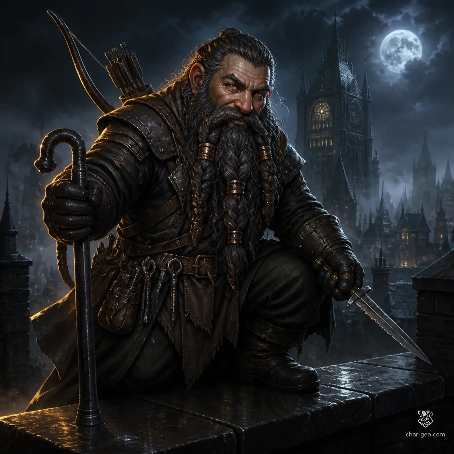 Gulius Thunderhead - AI-generated fantasy Character