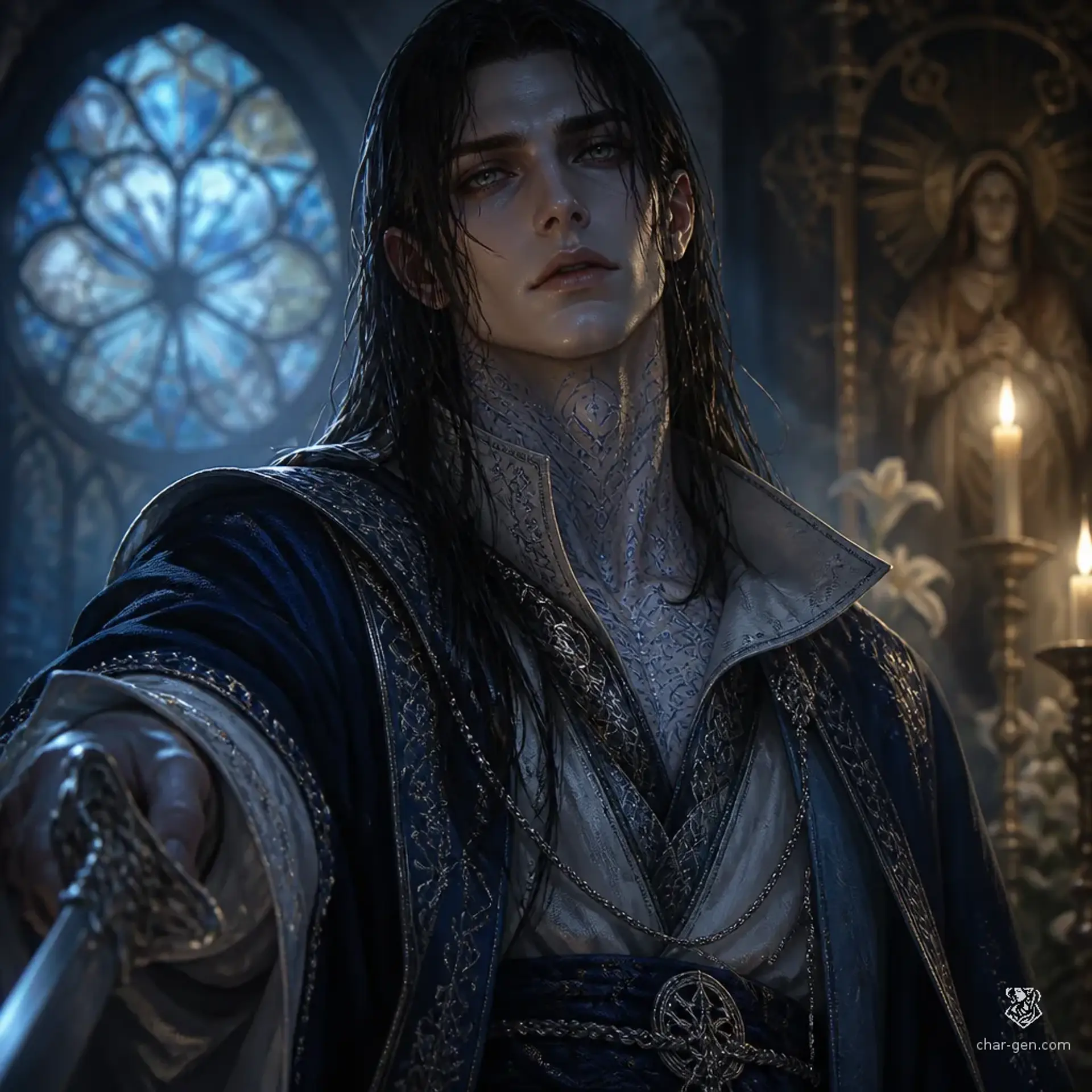 Father Branoc Veyl - AI-generated fantasy NPC