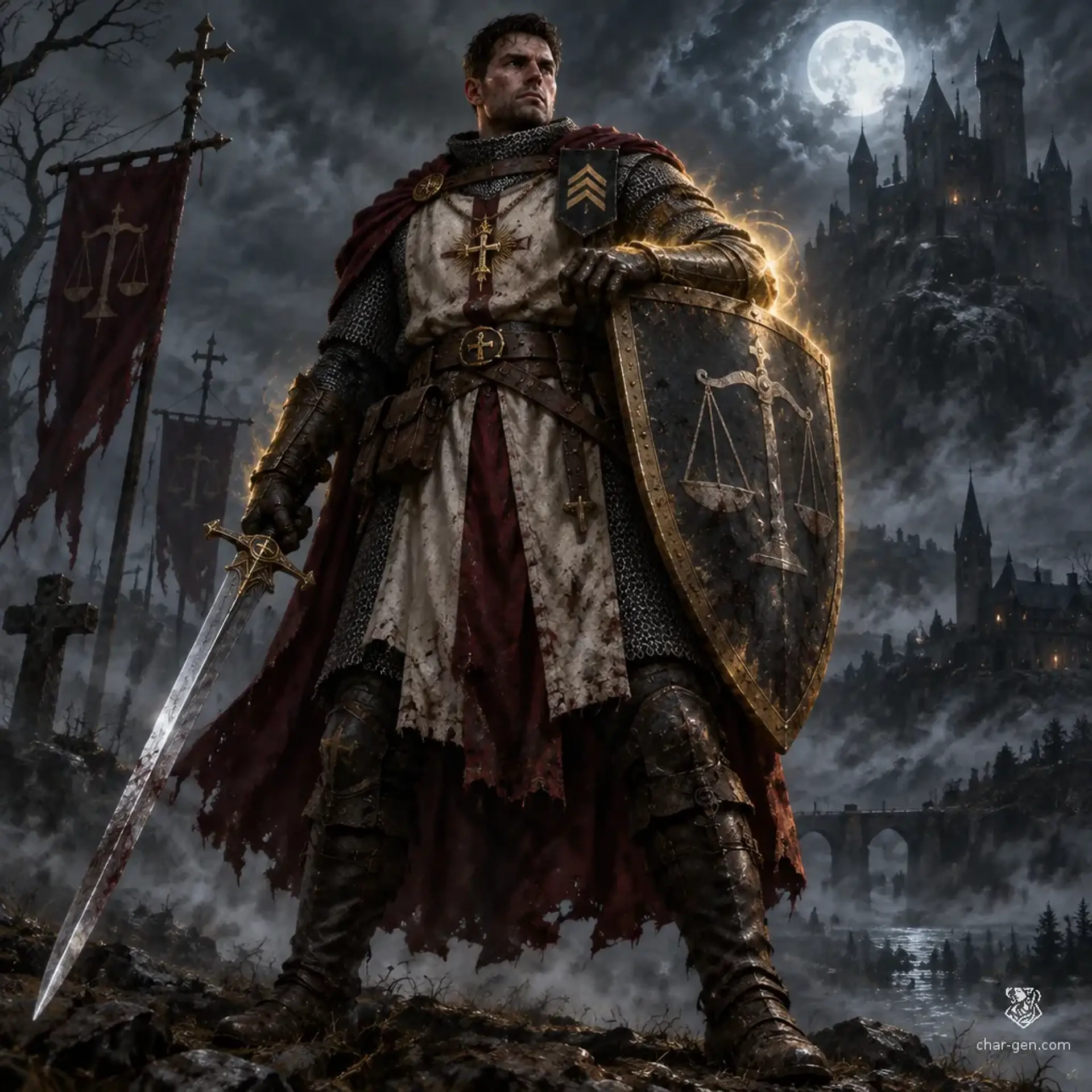 Garthas The Vengeful - AI-generated fantasy Character