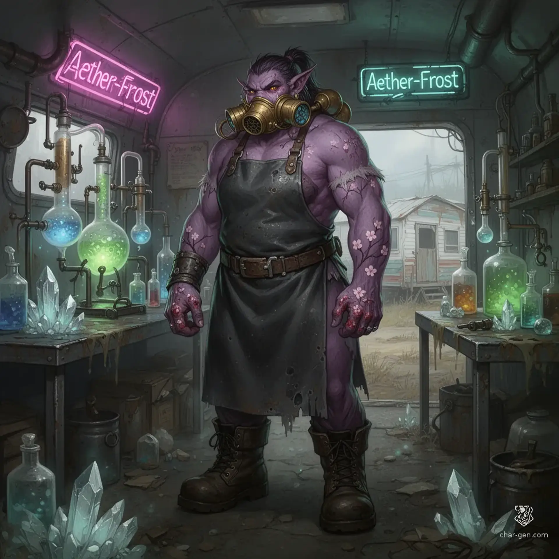 Grizelda Mama Gristle Thorne - AI-generated fantasy NPC