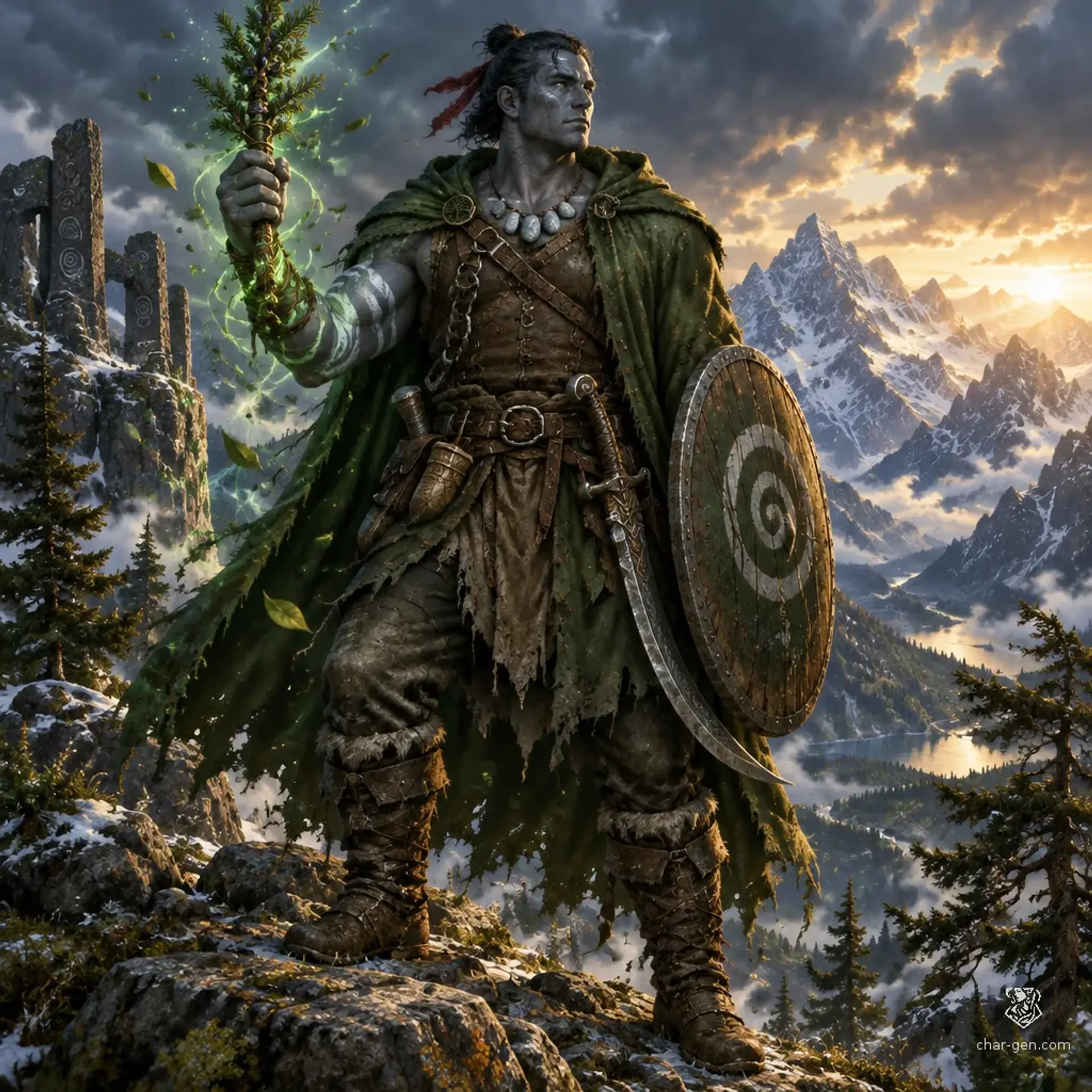 Kuru - AI-generated fantasy Character