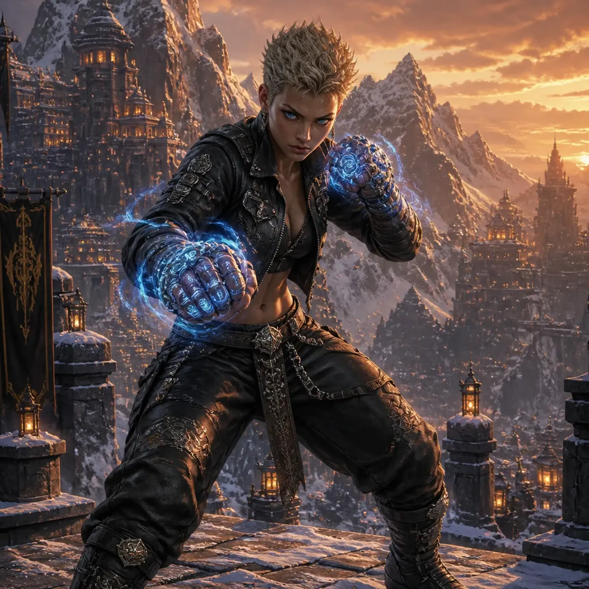 Selina "Hellcat" Vane - AI-generated fantasy Character