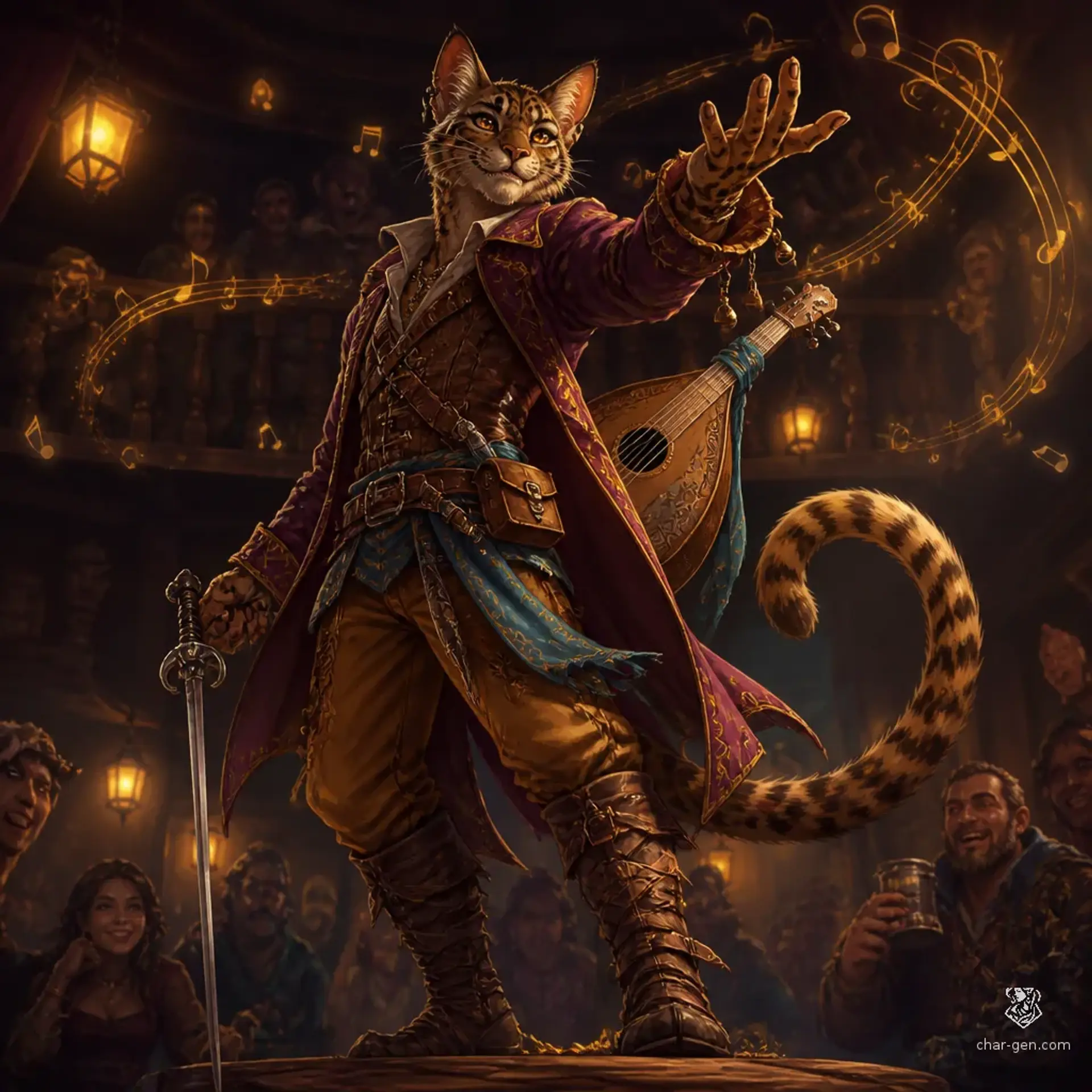 Maro Nuru - AI-generated fantasy Character