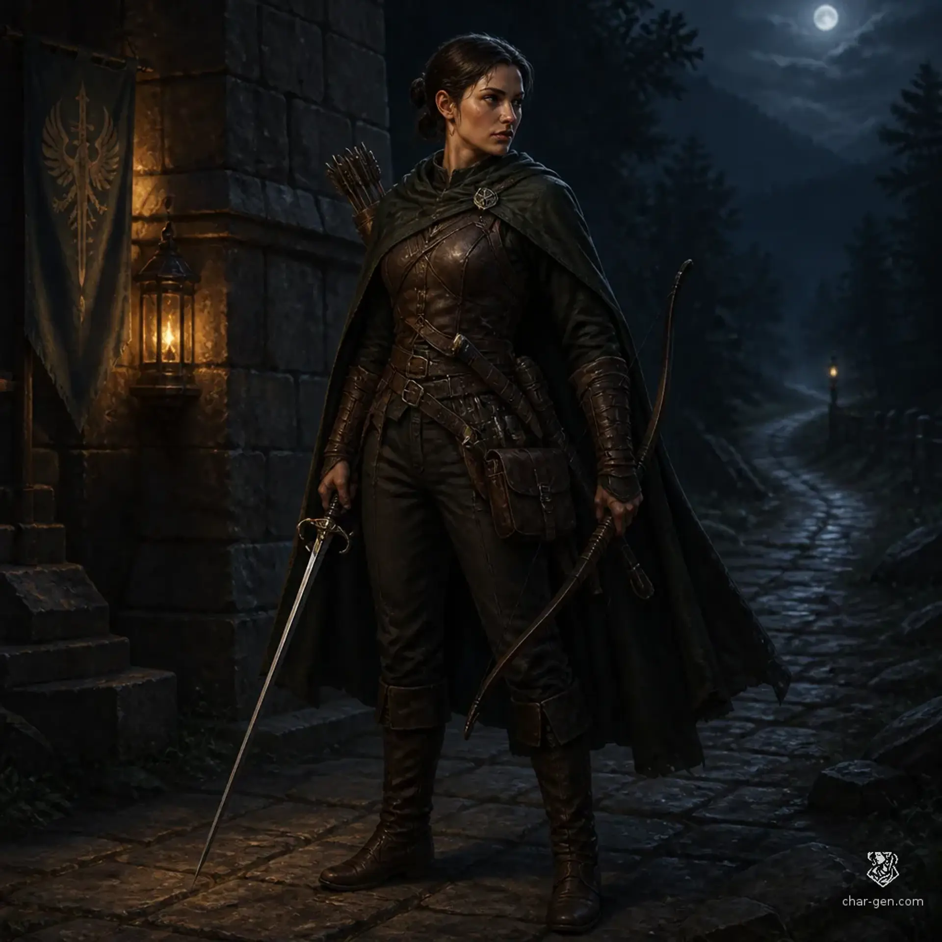 Kestri Daskr - AI-generated fantasy Character