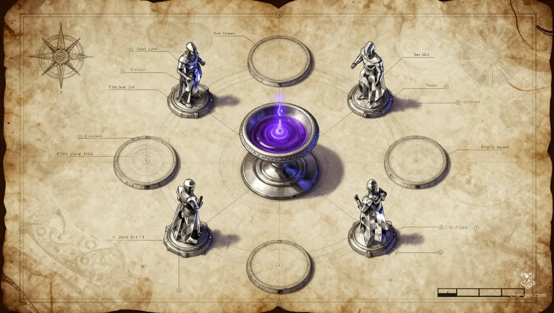 The Echo of the Giggling Sovereign - AI-generated fantasy Puzzle