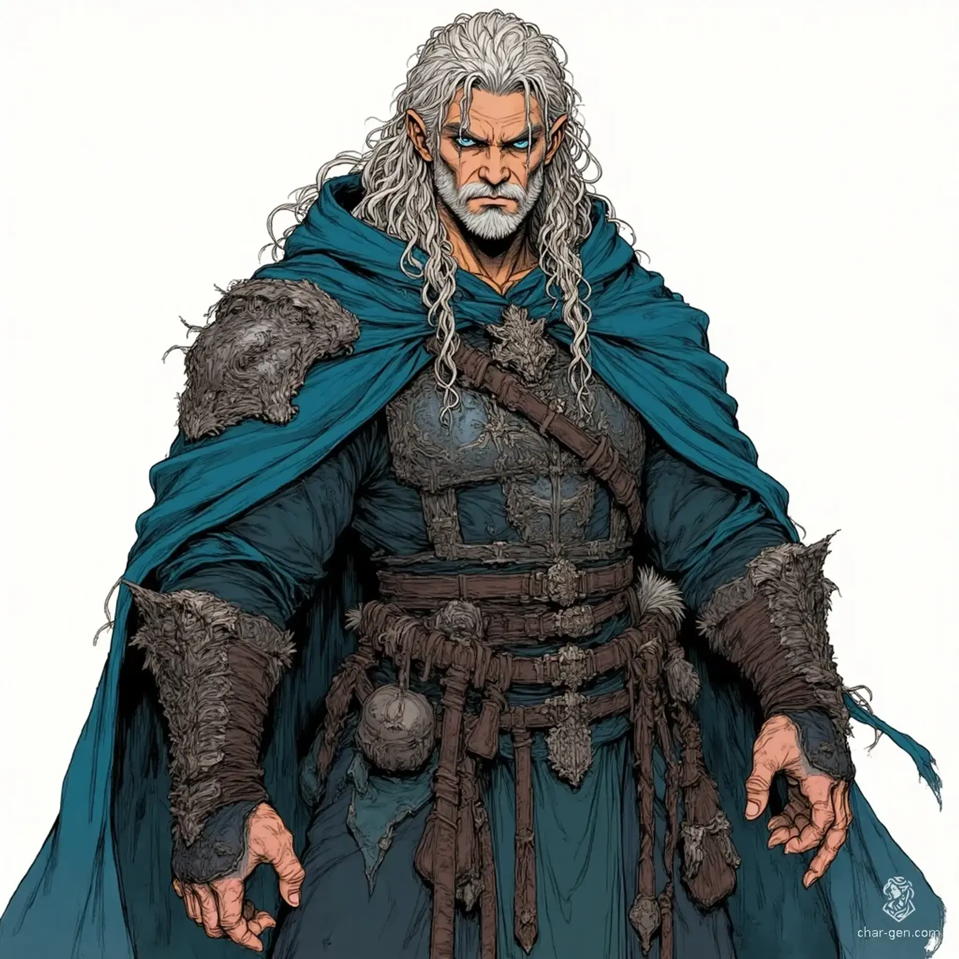Hideaki Hiretsuna - AI-generated fantasy NPC