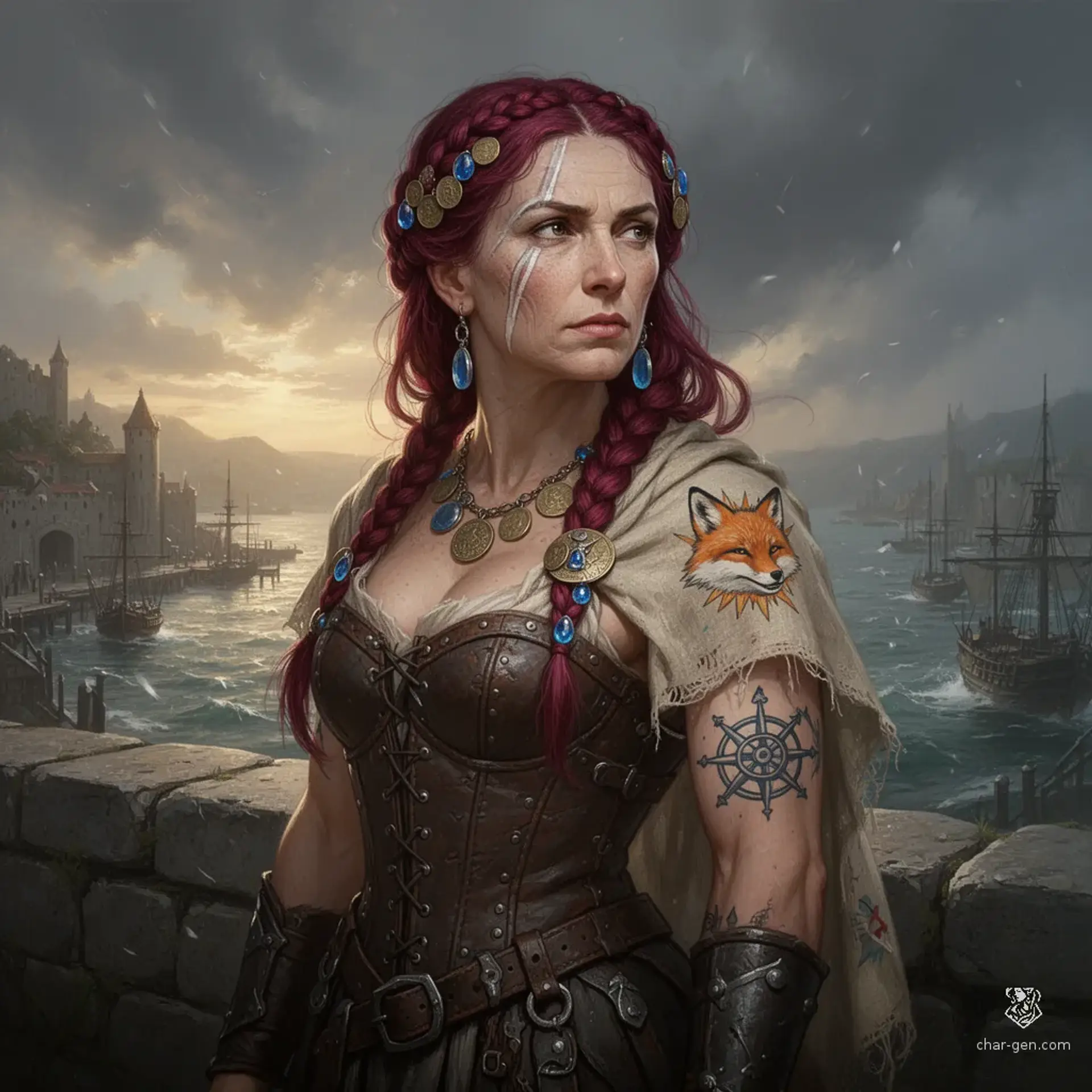Queen Victoria Belle - AI-generated fantasy NPC