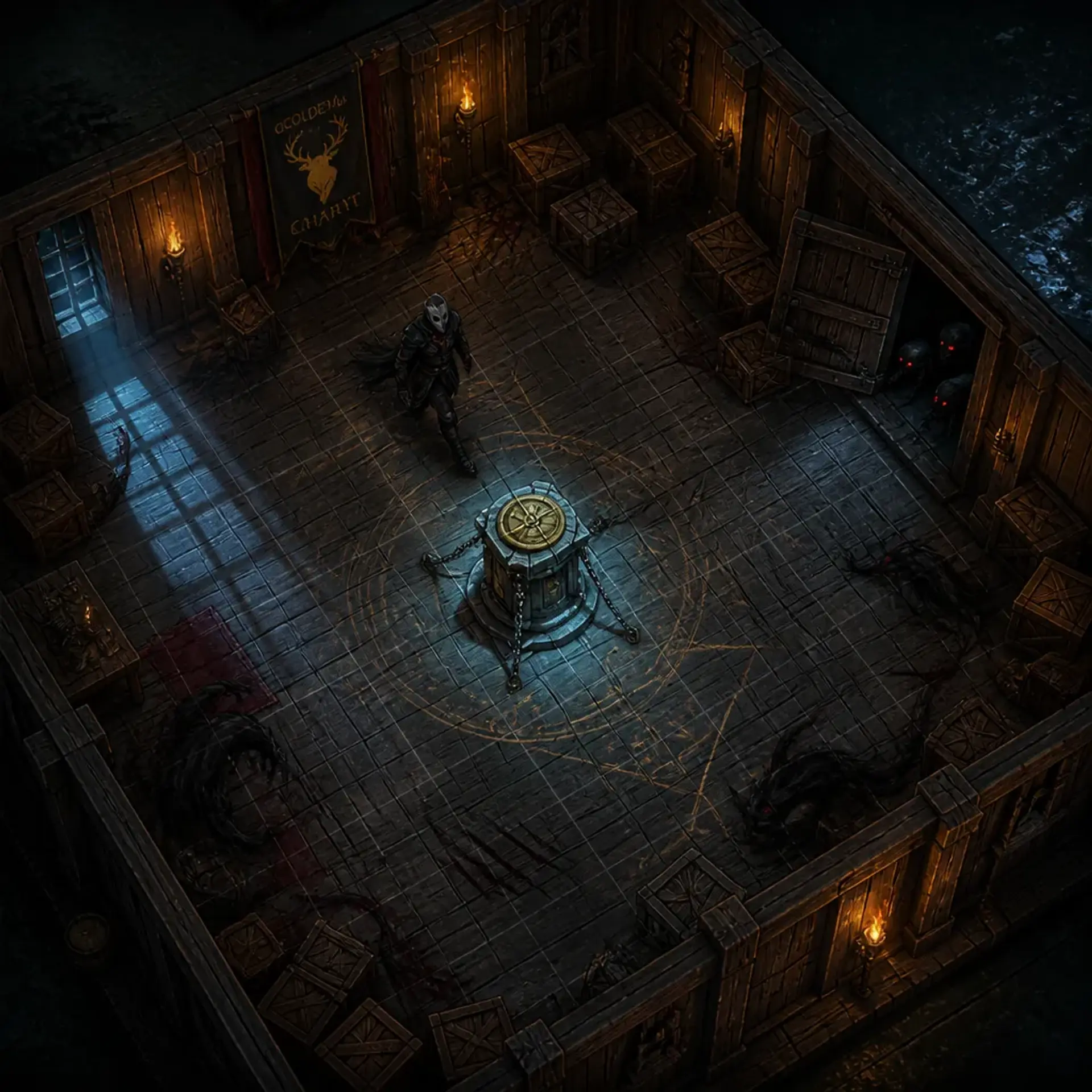 Midnight Sabotage - AI-generated fantasy Encounter