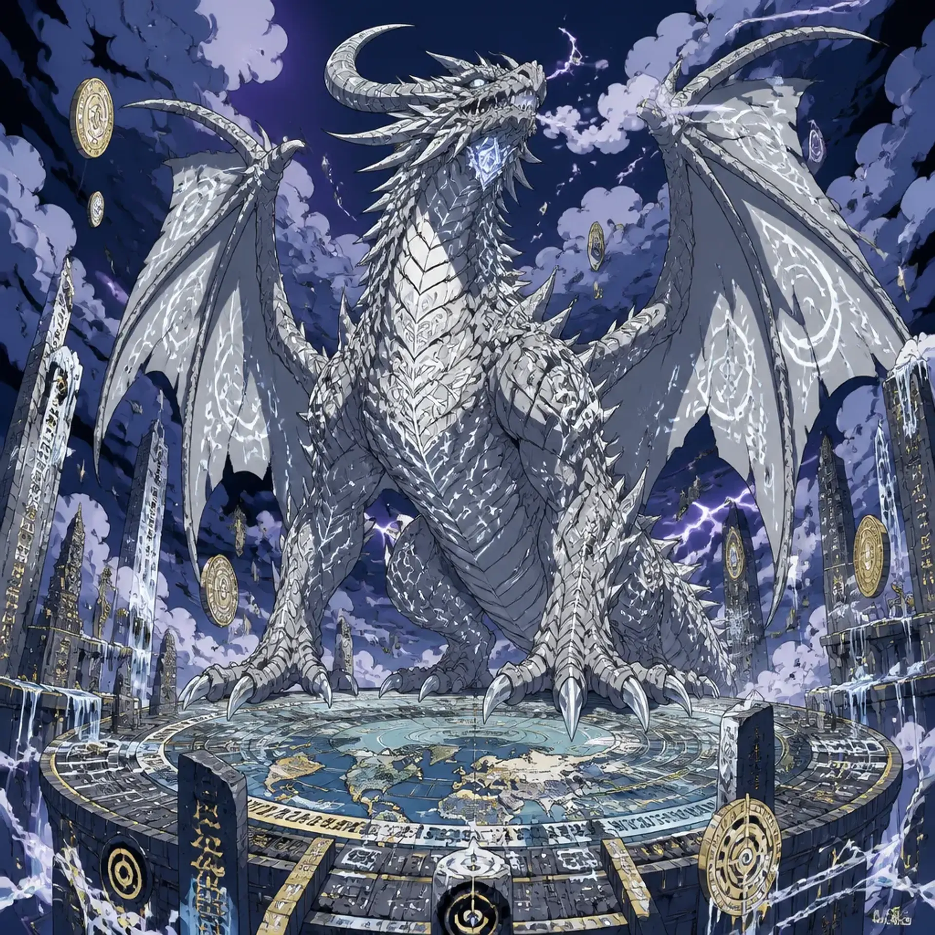 Zenobaal, the Prophecy Incarnate - AI-generated fantasy Monster
