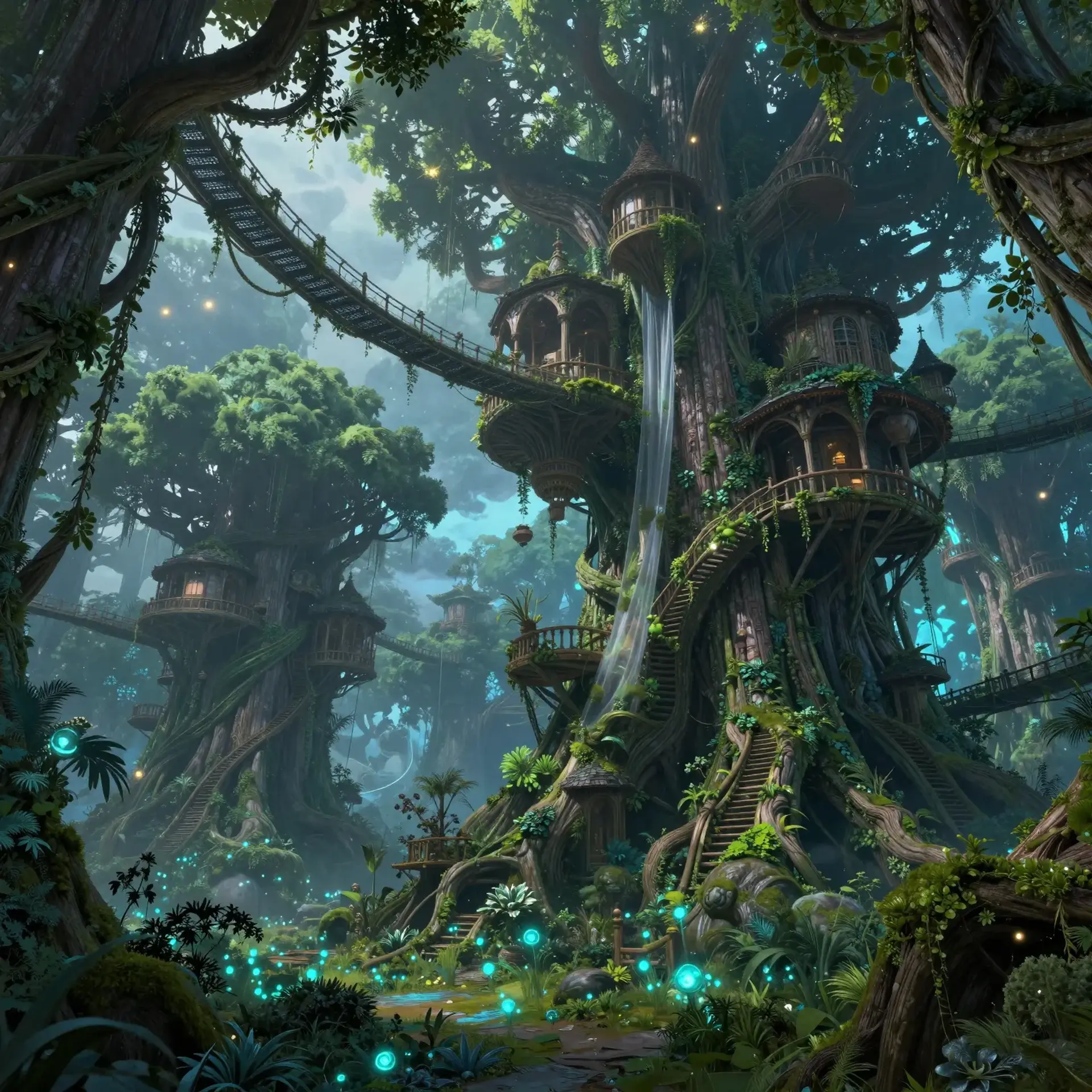 Aethelgard - AI-generated fantasy Settlement