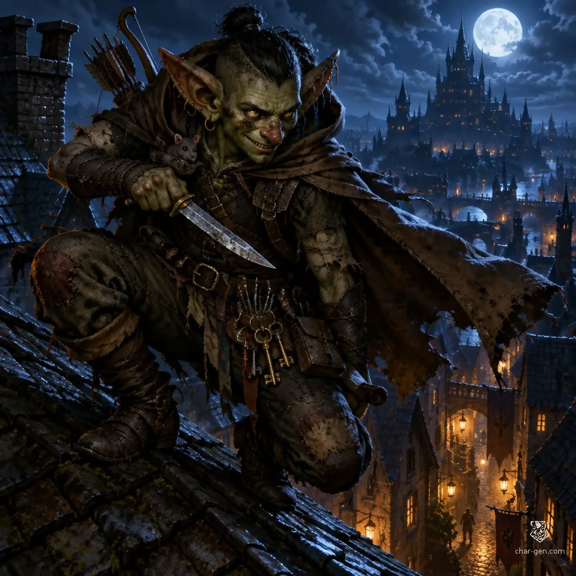 Grok - AI-generated fantasy Character