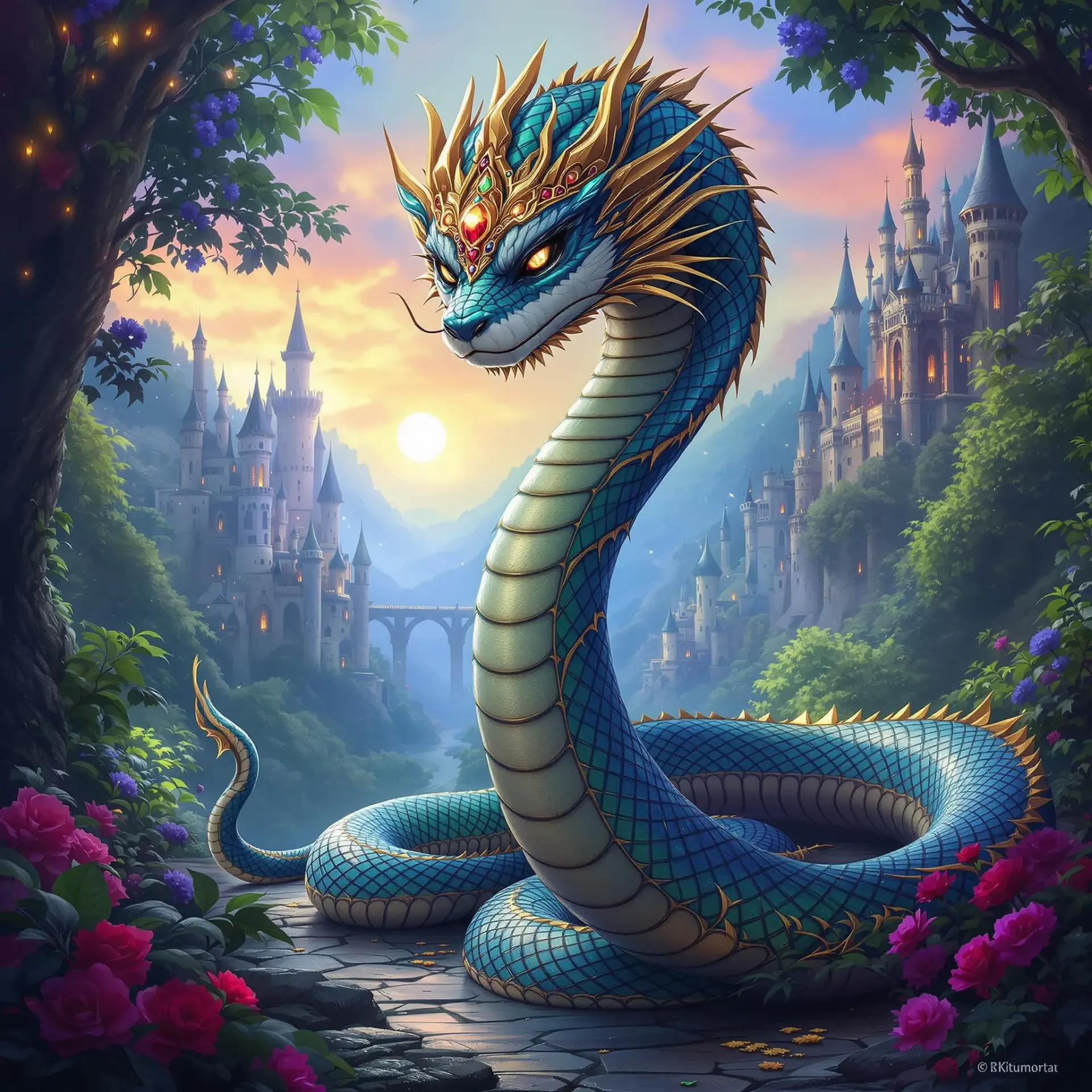 Naga - D&D Character Art