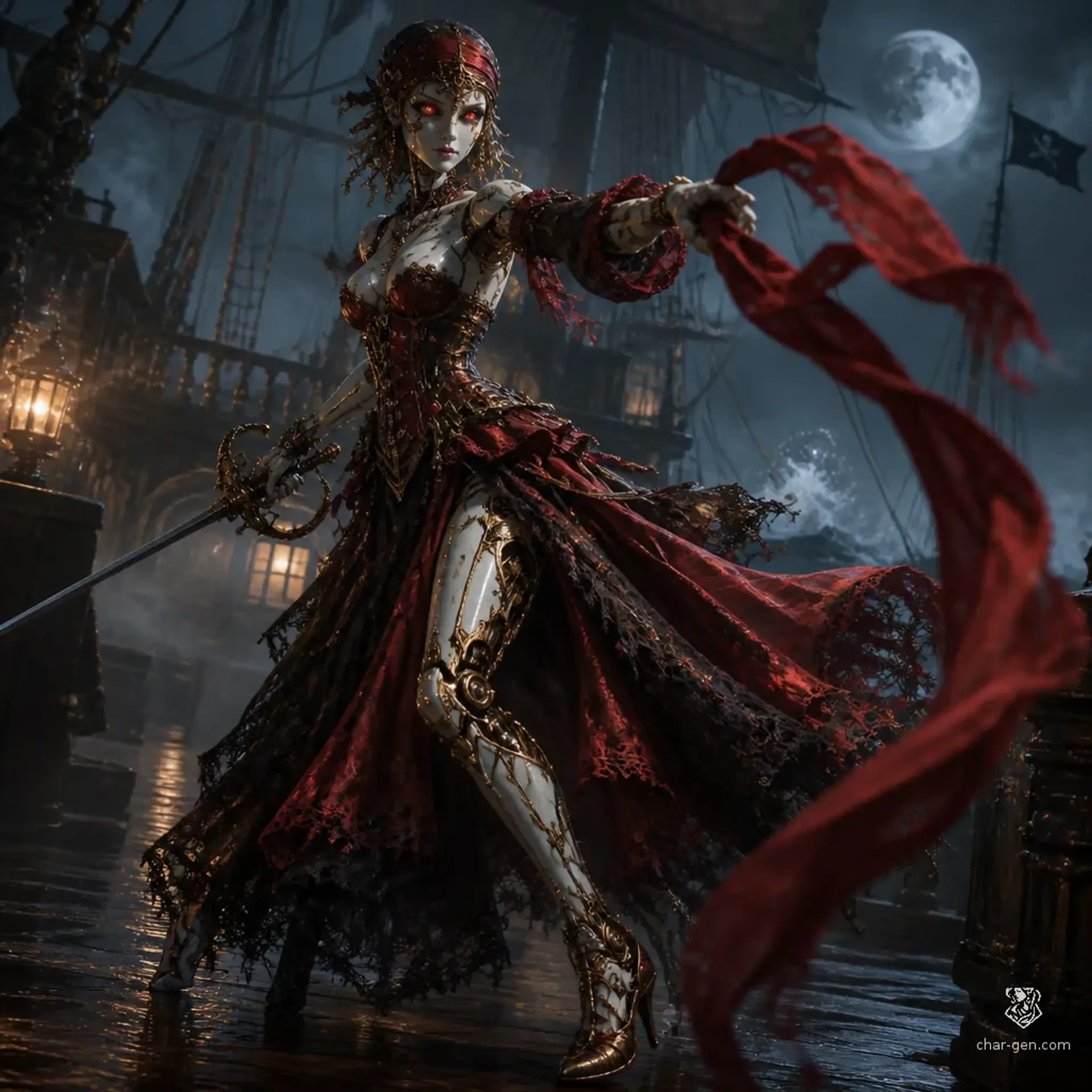 Velvet Vesper - AI-generated fantasy Monster