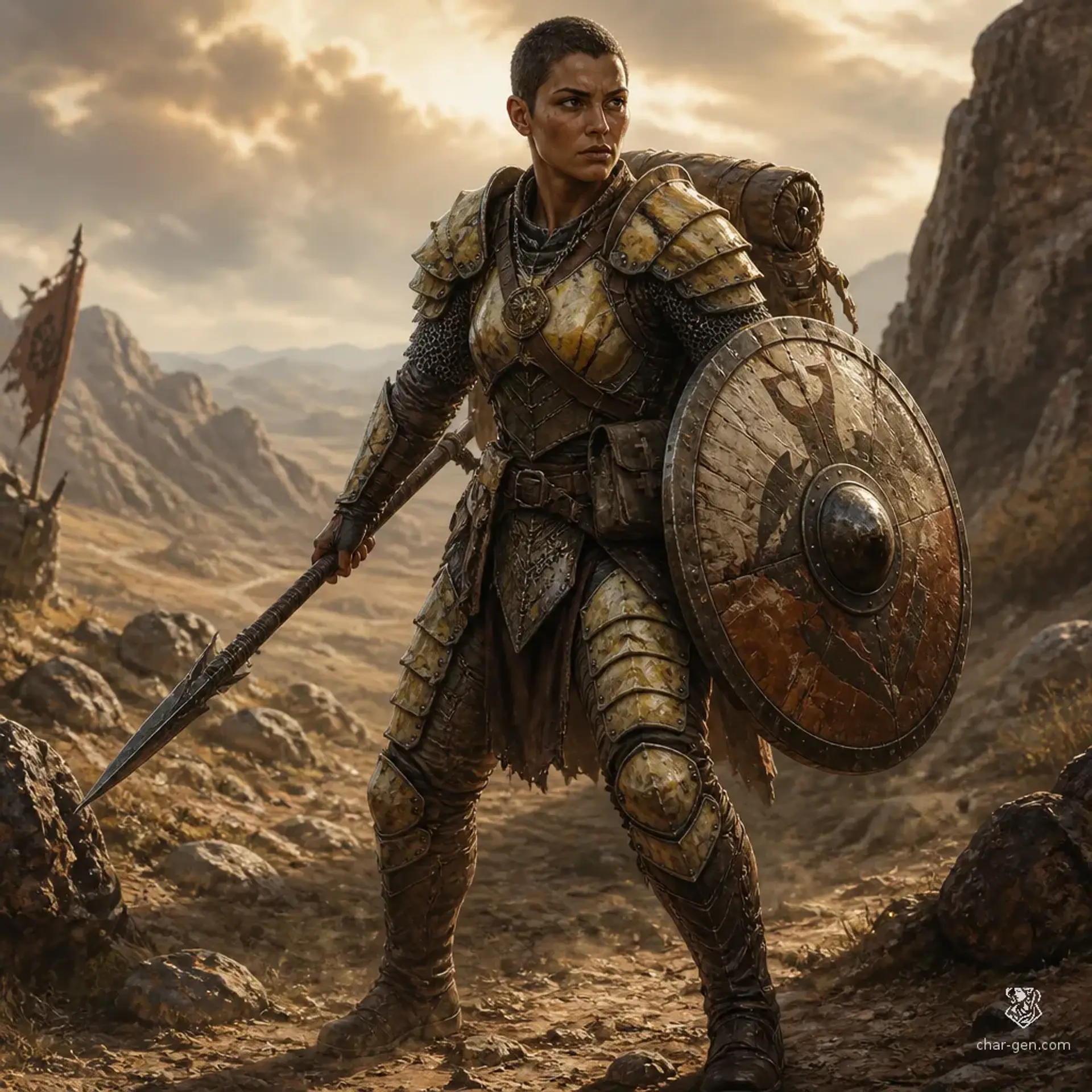 Mira Kesh - AI-generated fantasy Character
