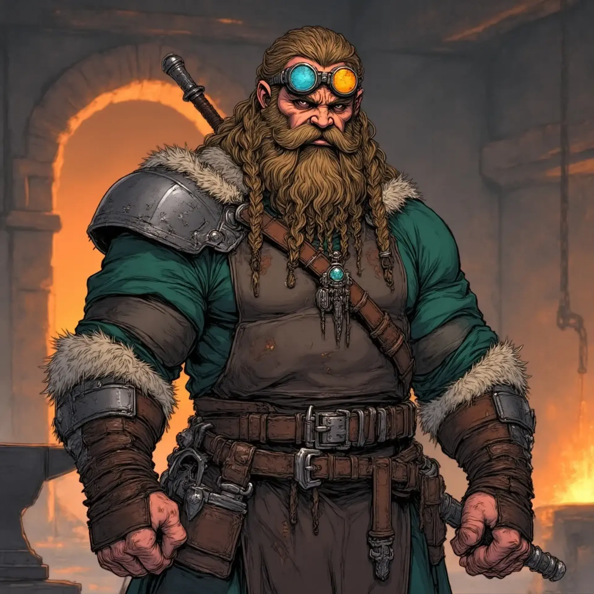 Hargun Gravemold - AI-generated fantasy NPC