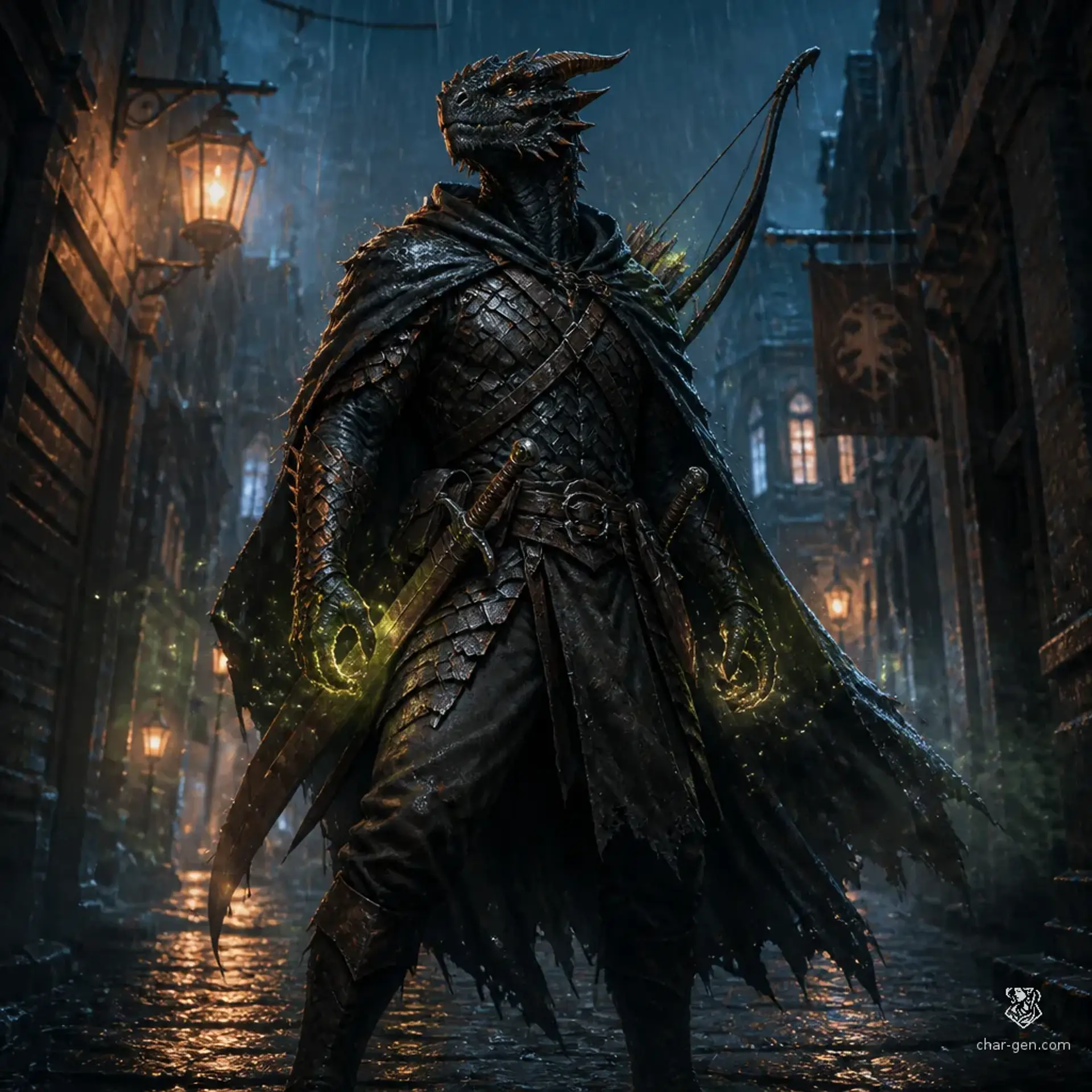 Nikagami - AI-generated fantasy Character
