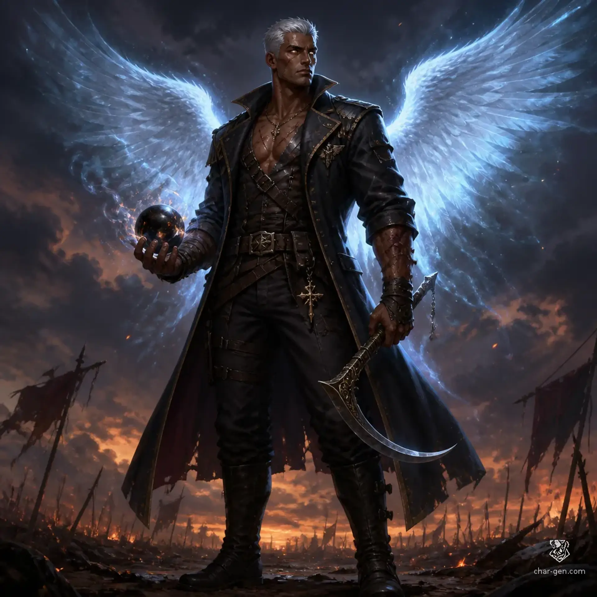 Char Aldrich Ashcroft - AI-generated fantasy Character