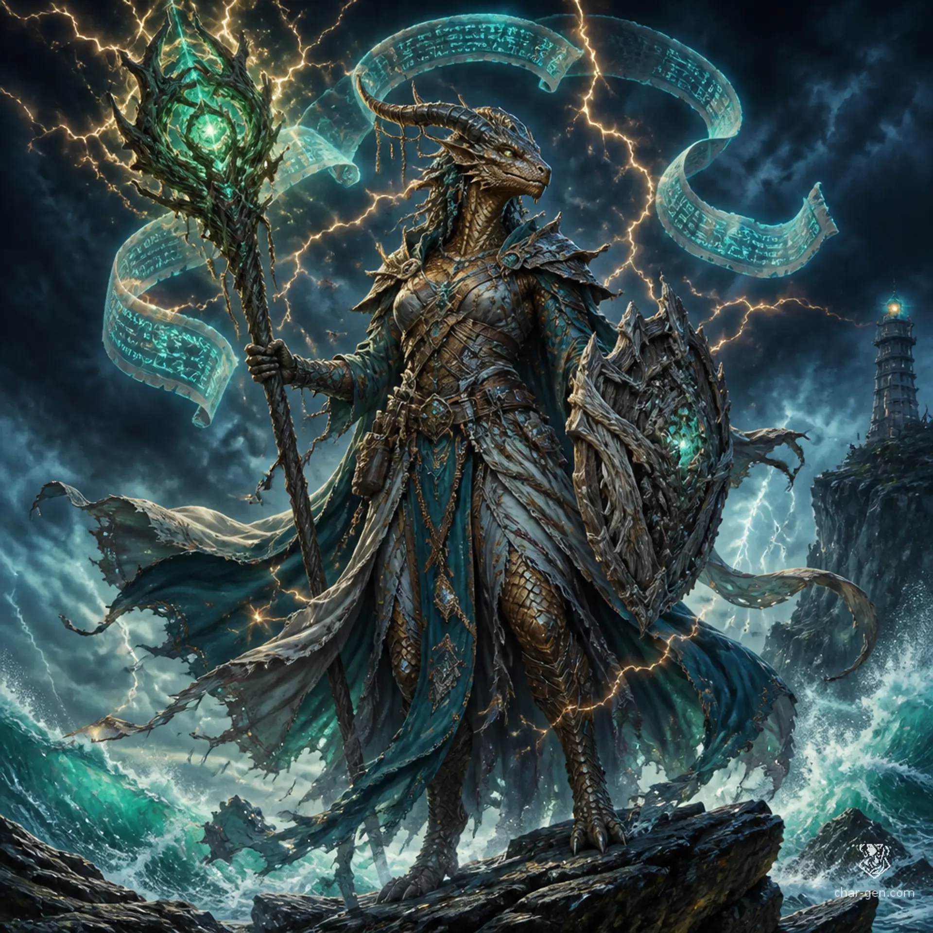Arunika Bronzecloud - AI-generated fantasy Character