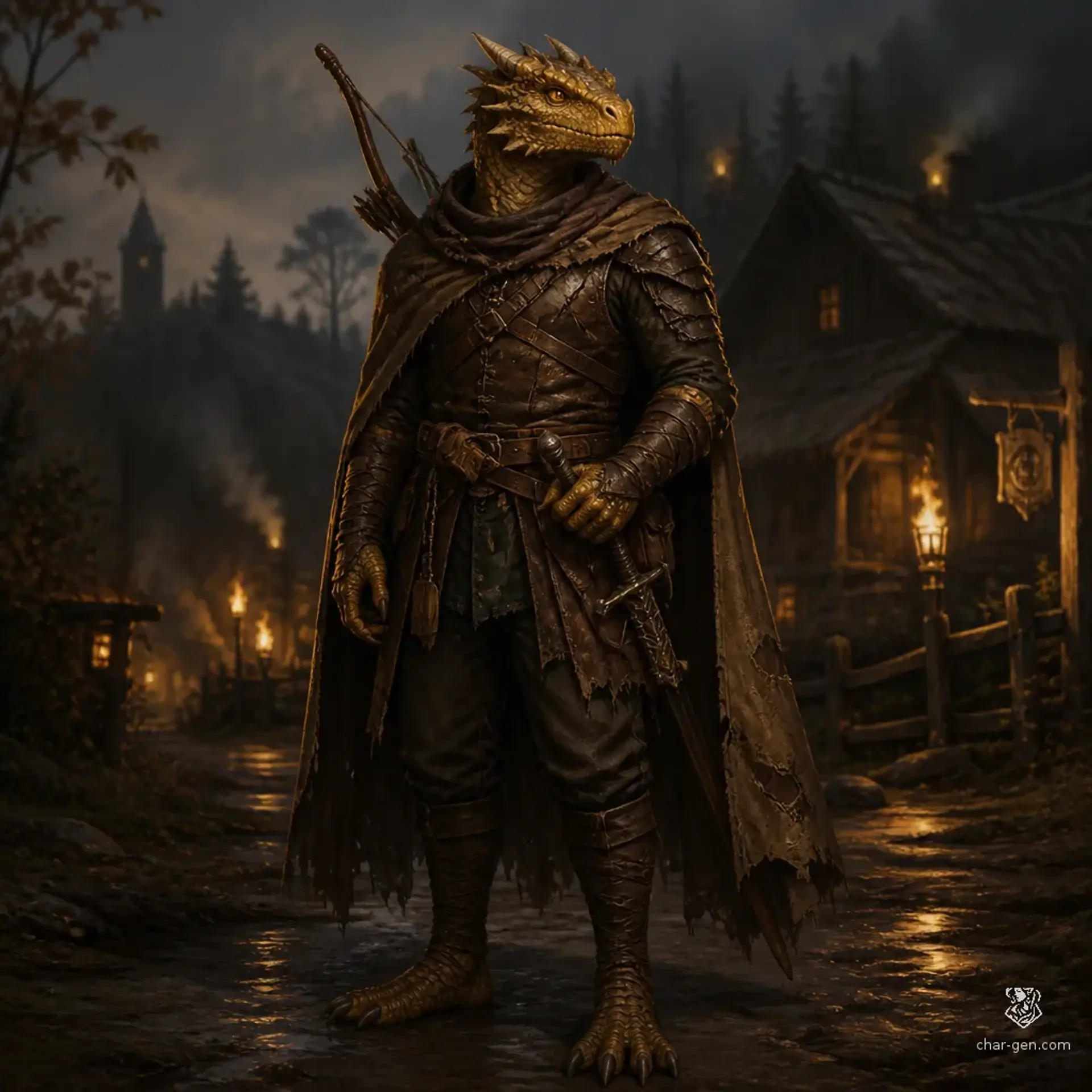 Kael Voss - AI-generated fantasy Character