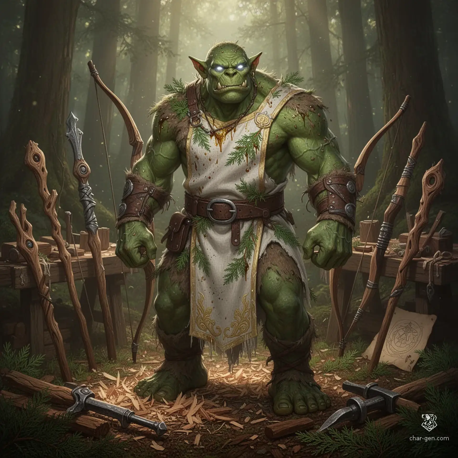 Thokk Spine-Bender - AI-generated fantasy NPC