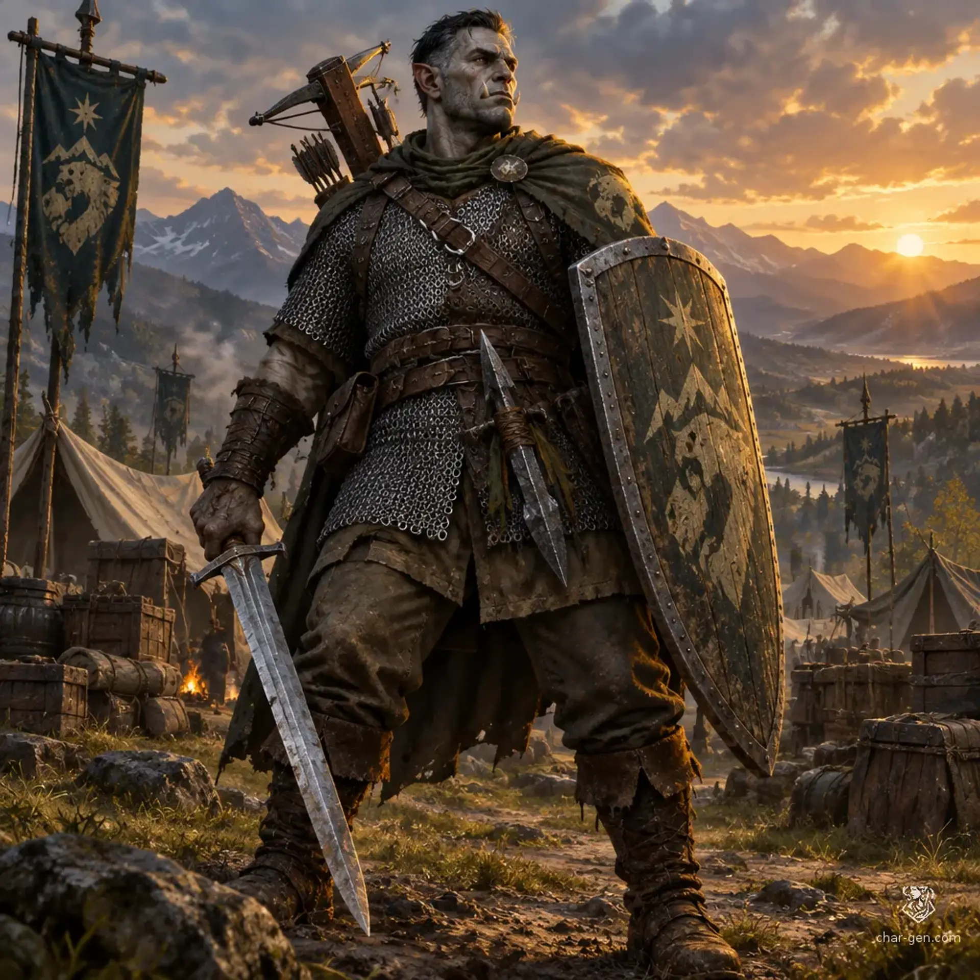Brunk - AI-generated fantasy Character
