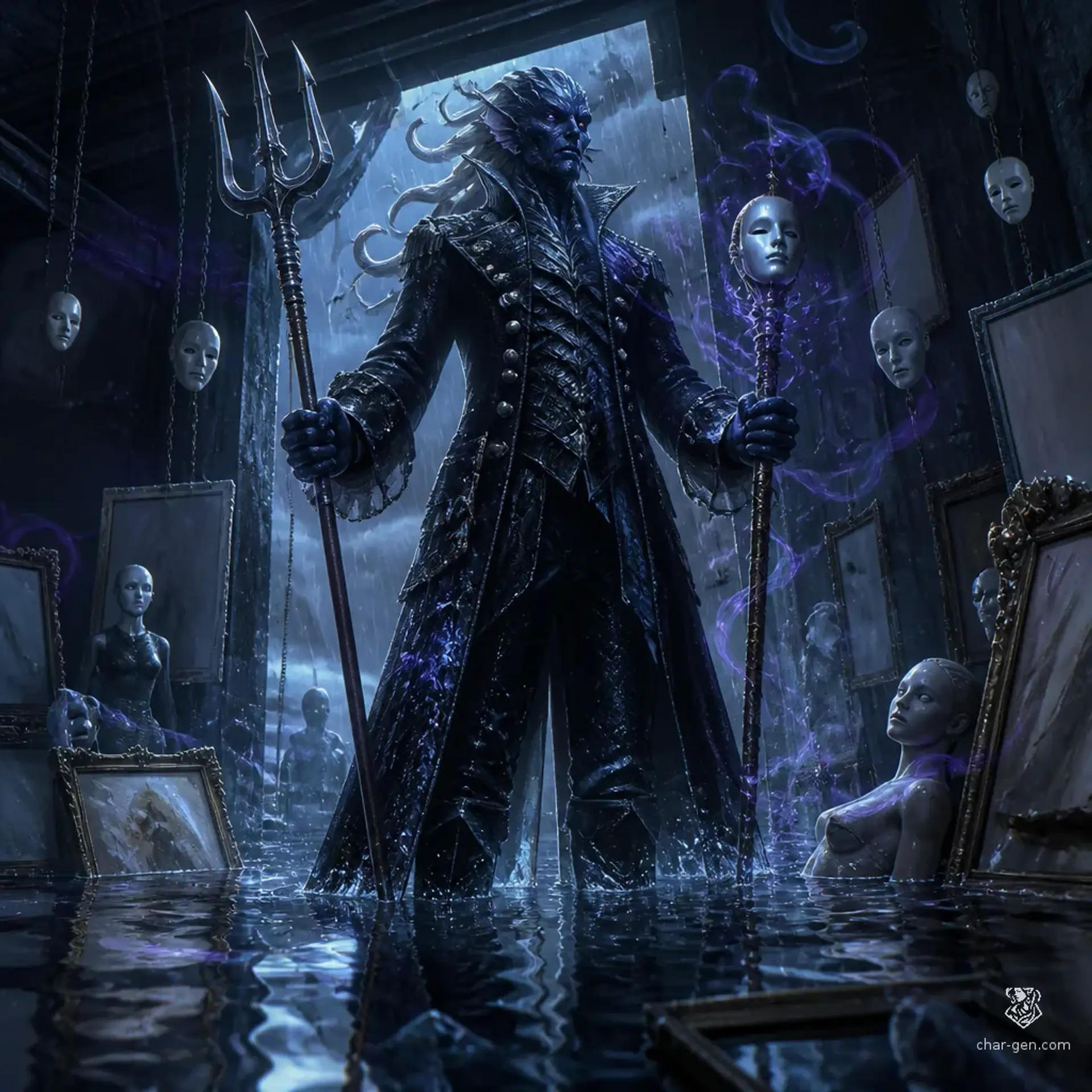 The Revisionist - AI-generated fantasy Monster