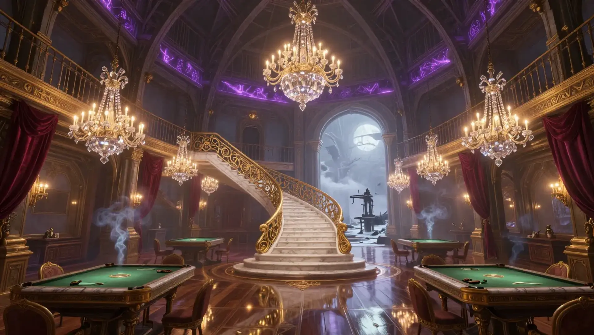 The Iron Anchor Trading House - AI-generated fantasy Building
