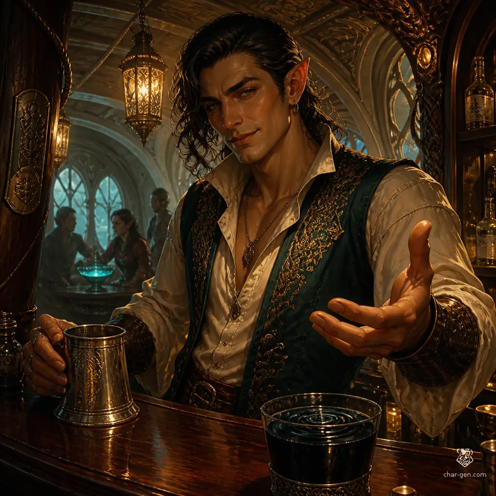The Barnacle's Breach - AI-generated fantasy Tavern
