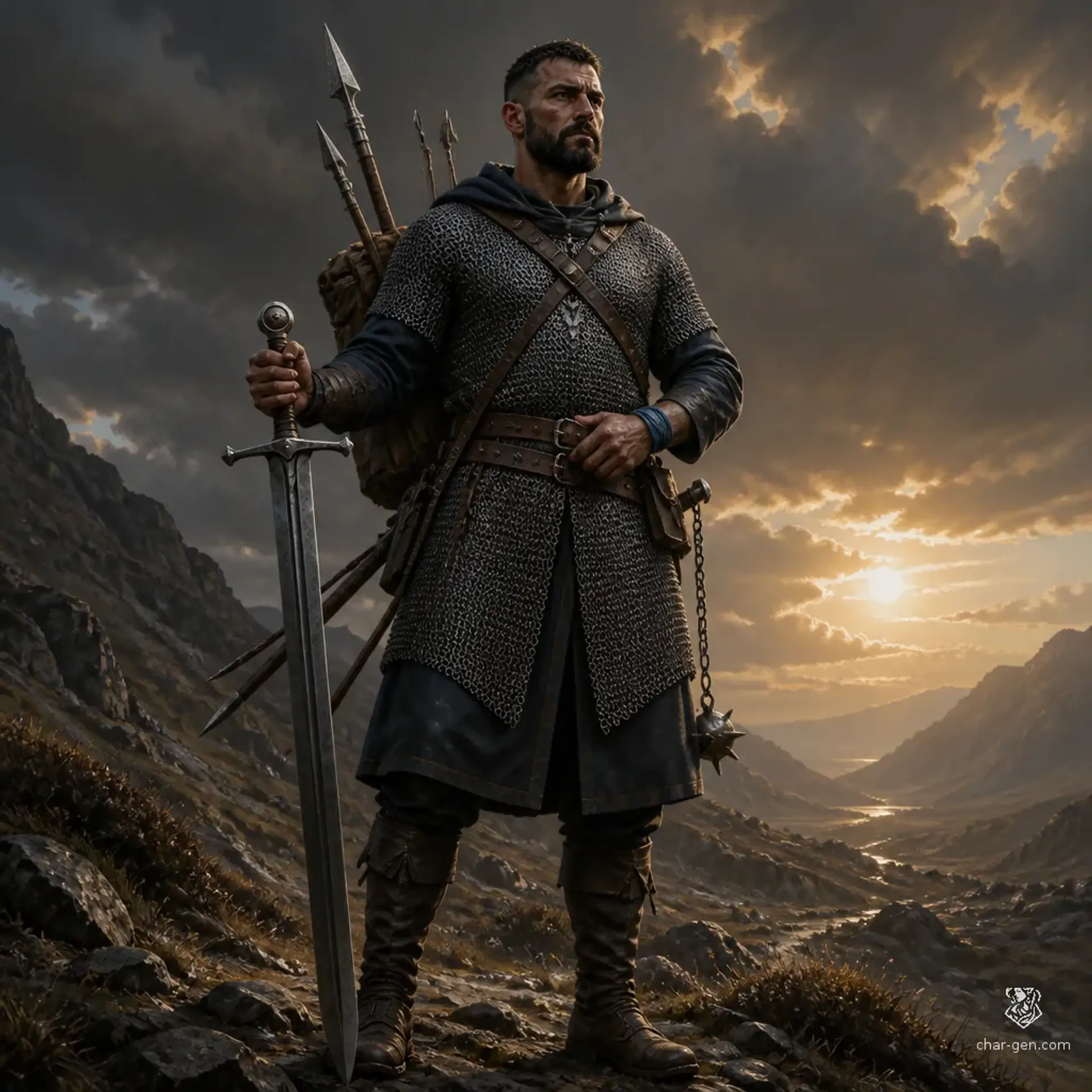 Mikán - AI-generated fantasy Character