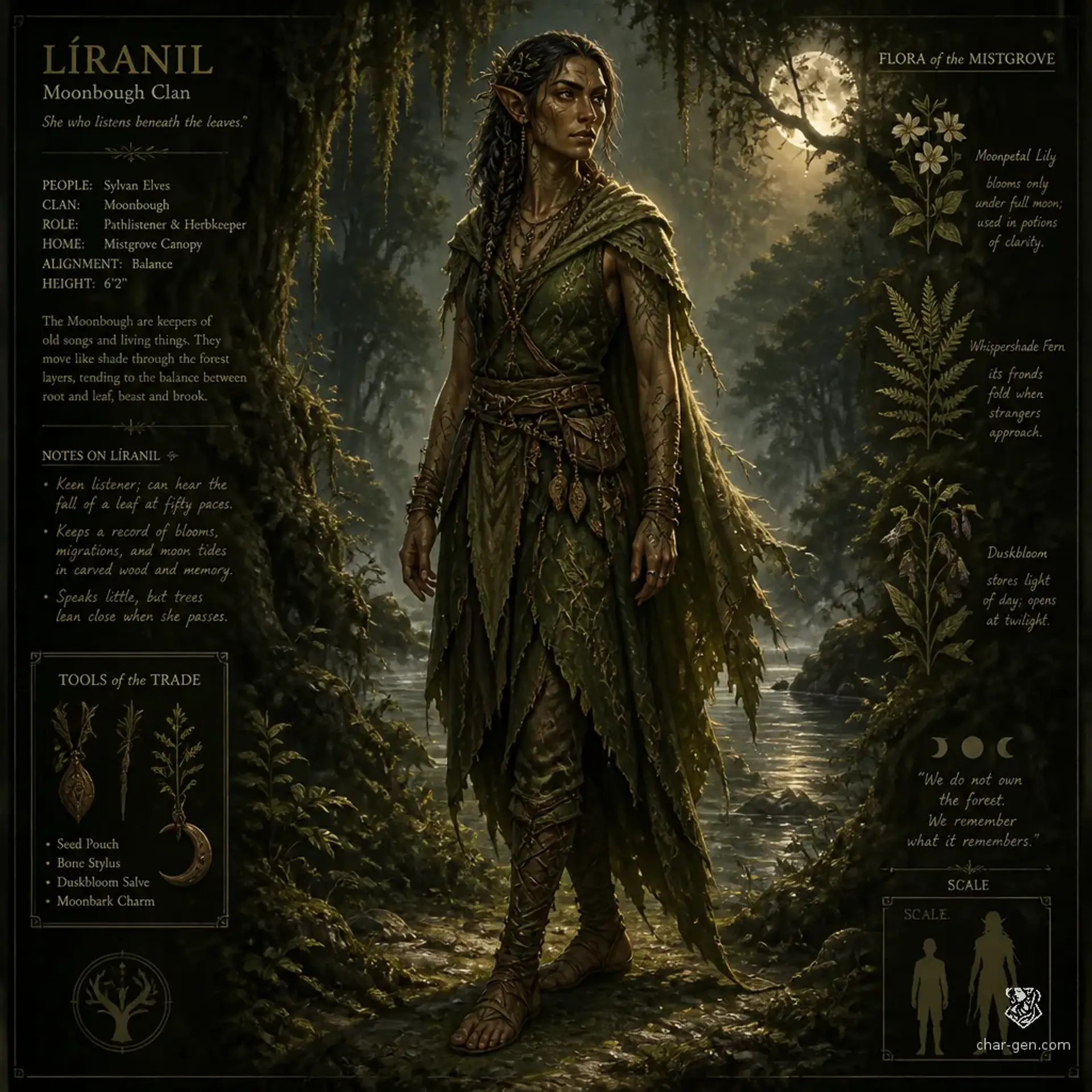 Greenroot Folk - AI-generated fantasy Species